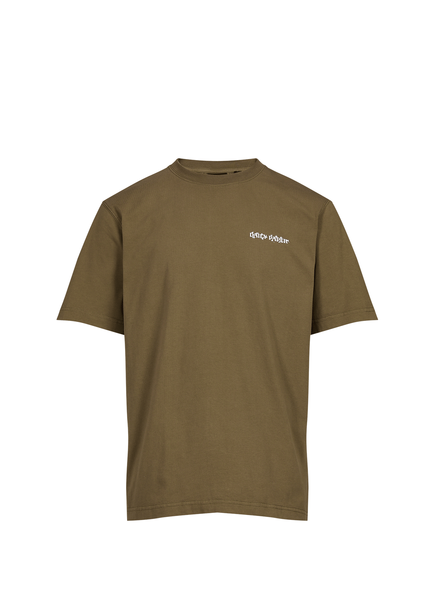 Gerader T-Shirt mit Rundhalsausschnitt und Siebdruck DAILY PAPER Grau