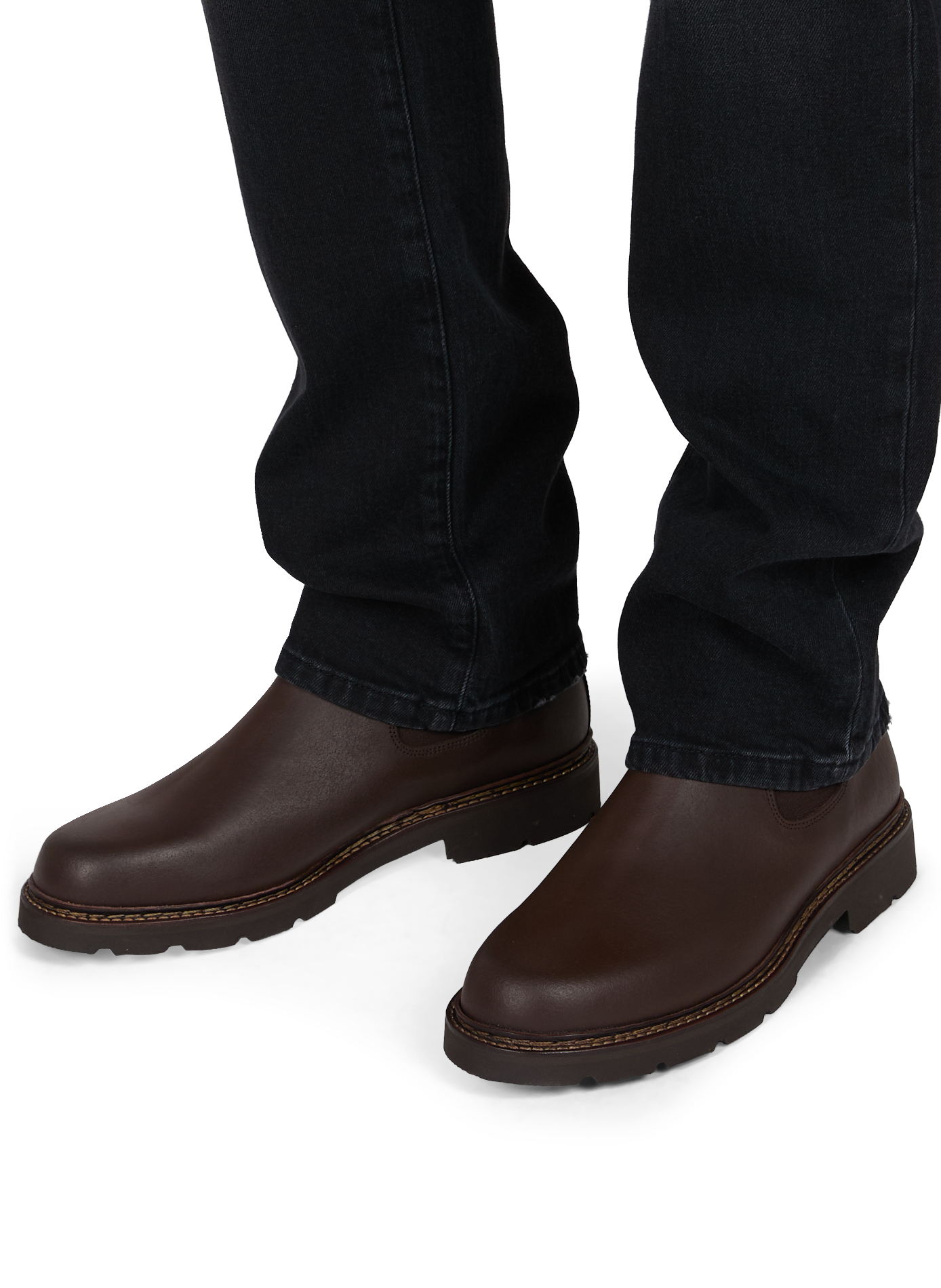 Bottines Quercy en cuir AIGLE Marron