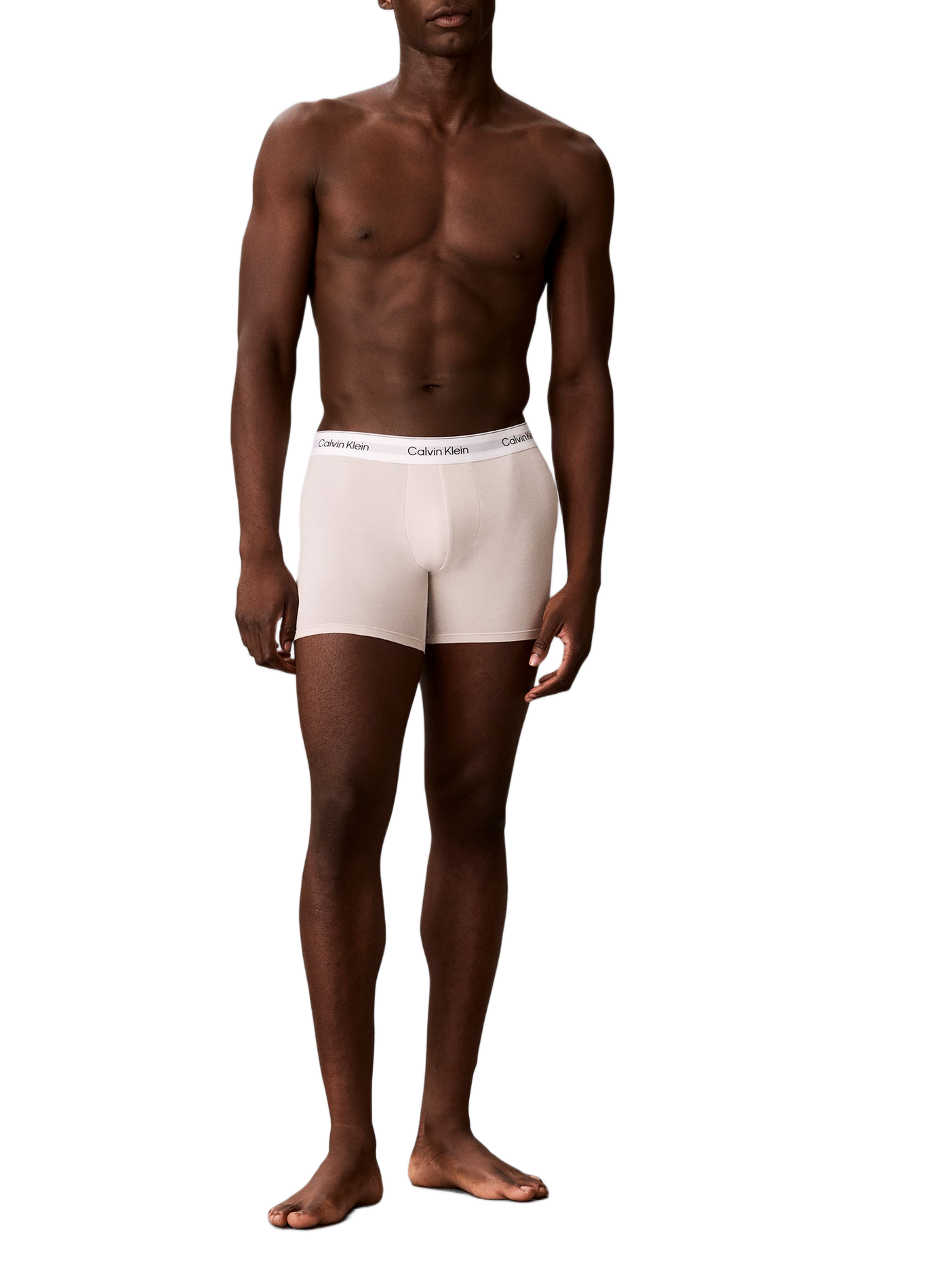 Boxer à logo en coton mélangé CALVIN KLEIN Multicolore