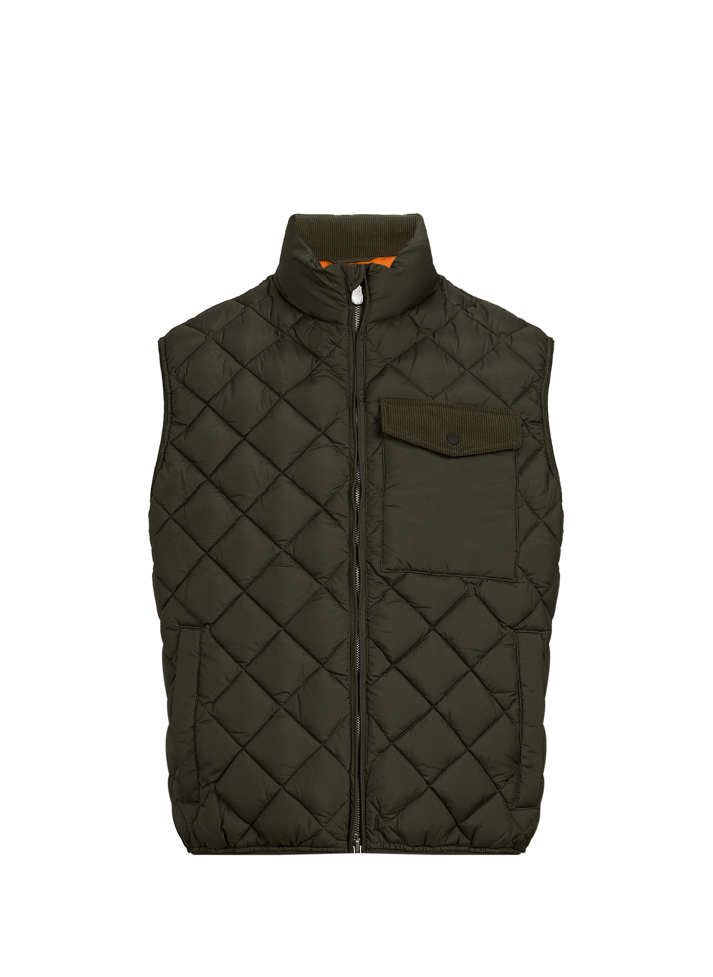 Padded gilet SAVE THE DUCK Khaki