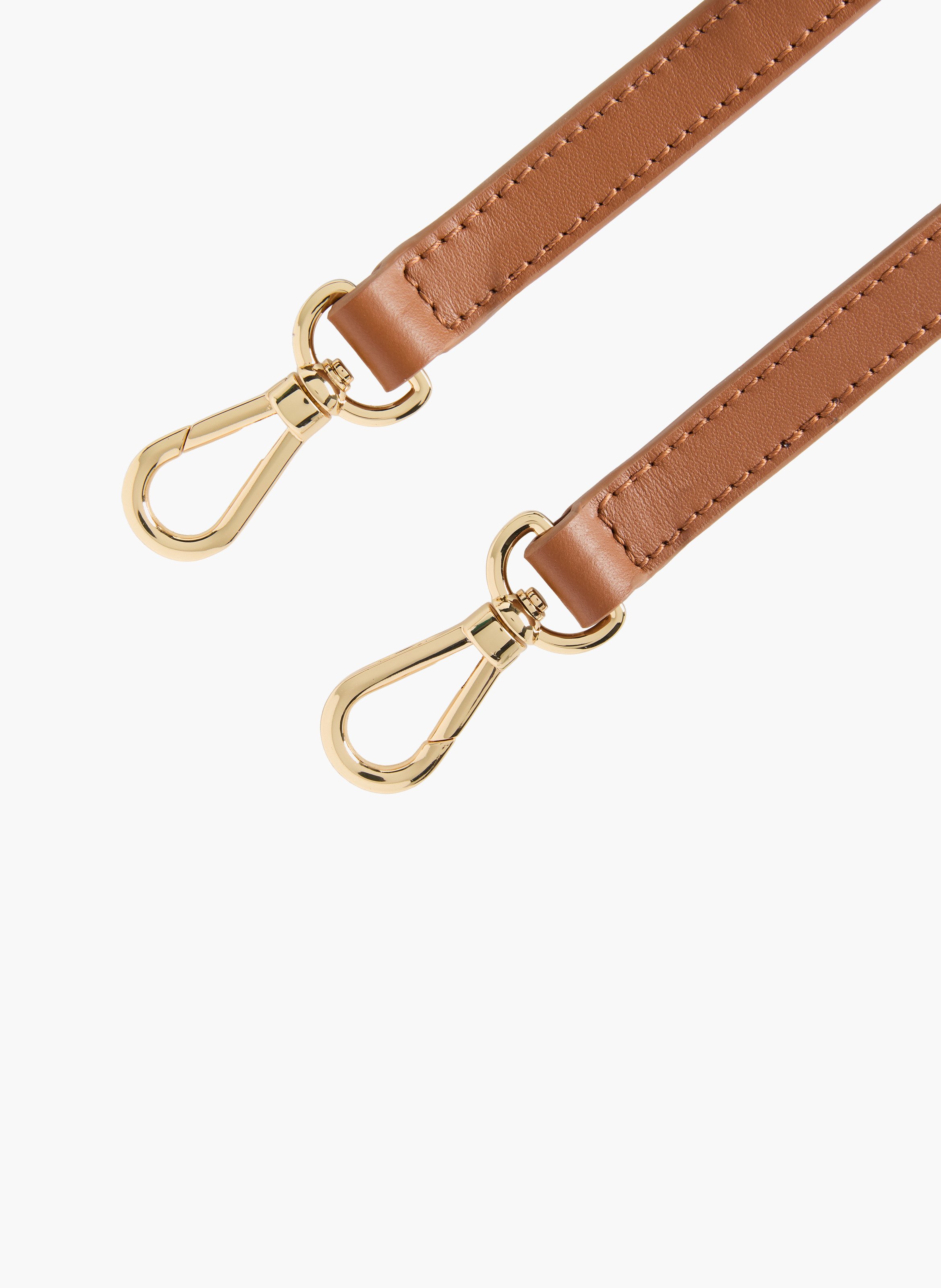 Bandoulière amovible et réglable en cuir. LANCEL Beige