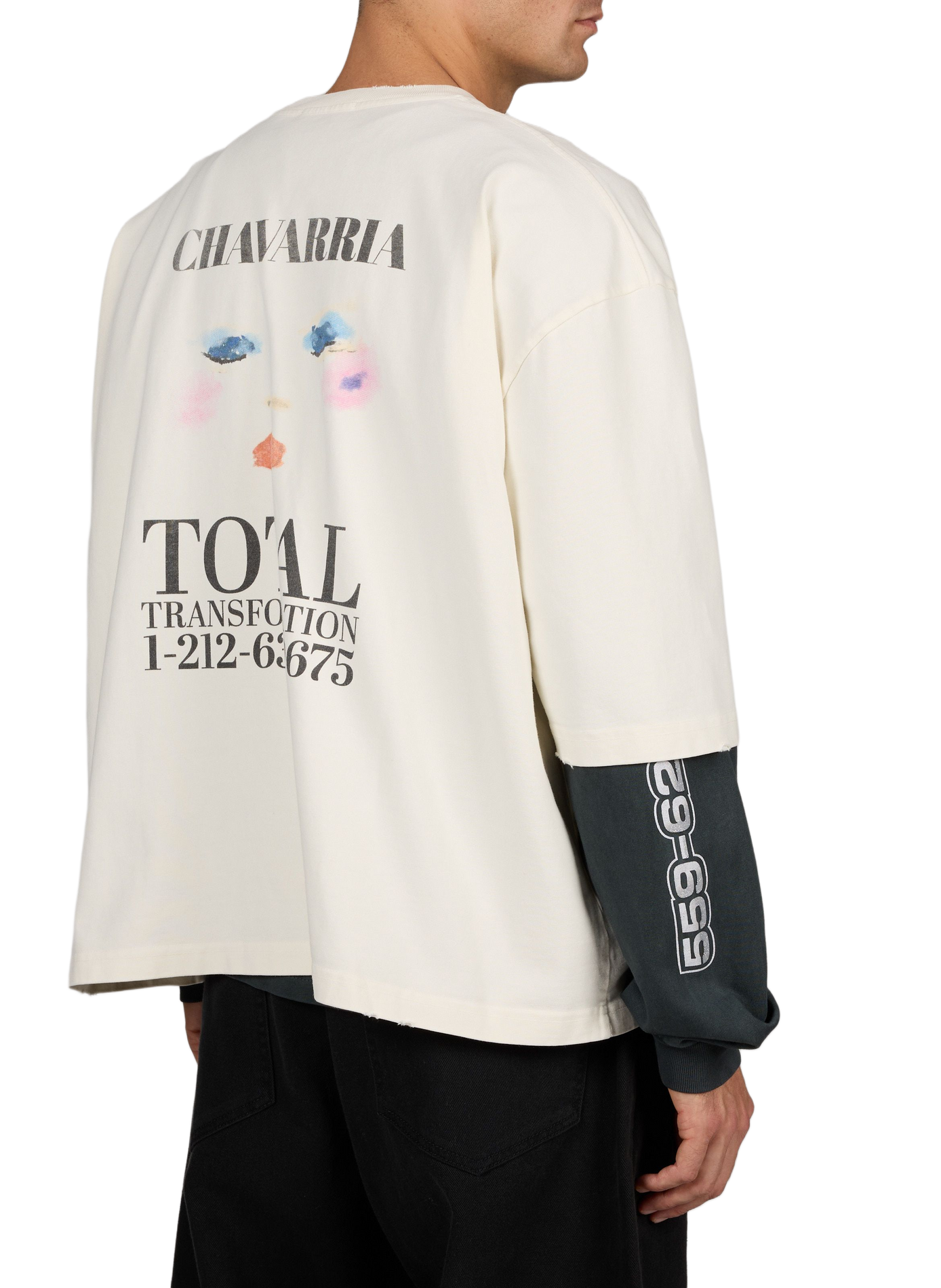 Oversized cotton T-shirt WILLY CHAVARRIA Beige