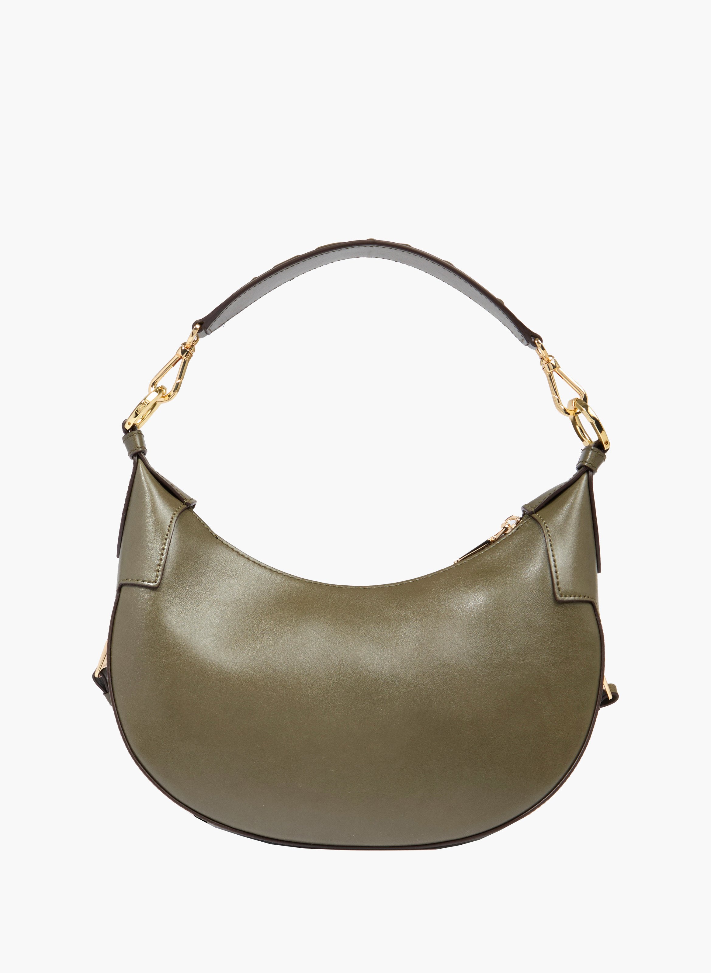 Sac hobo zippé s origami de lancel en cuir LANCEL Vert