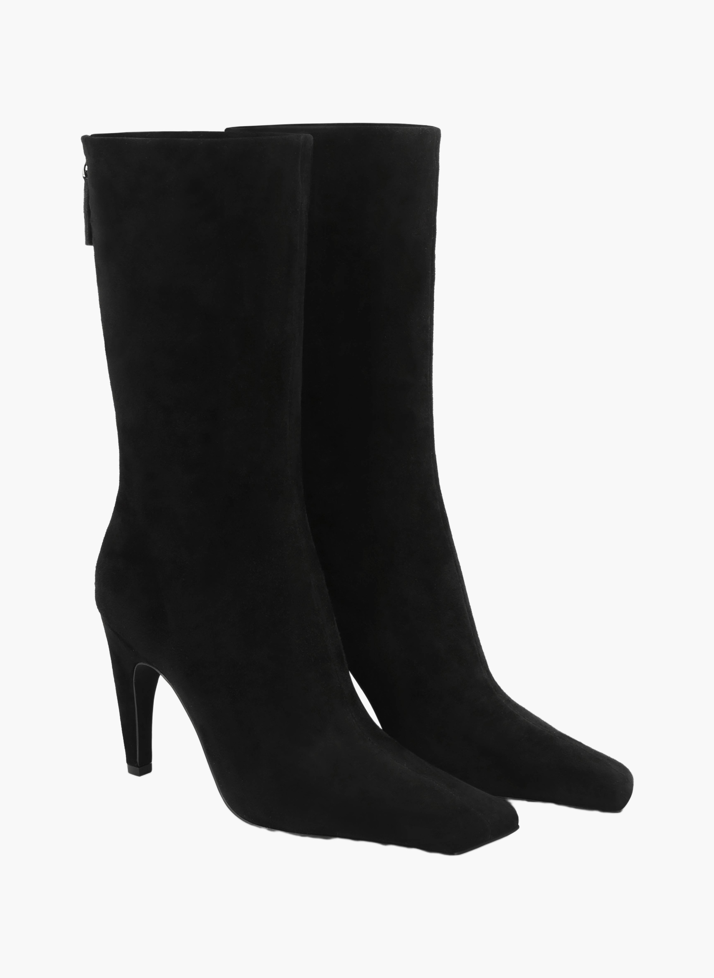 Bottines haute en daim NAKED WOLFE Noir