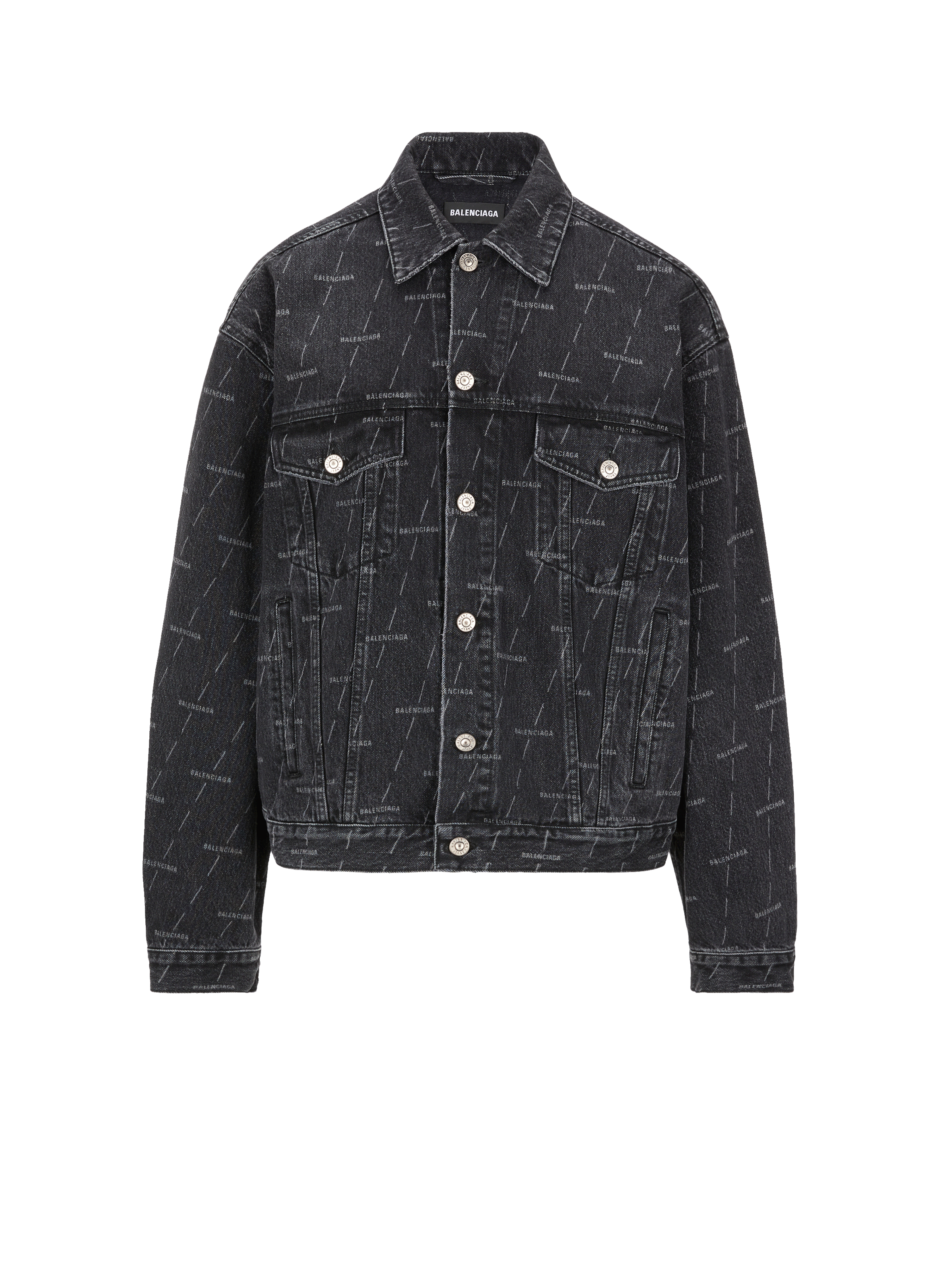 Veste imprimée en denim