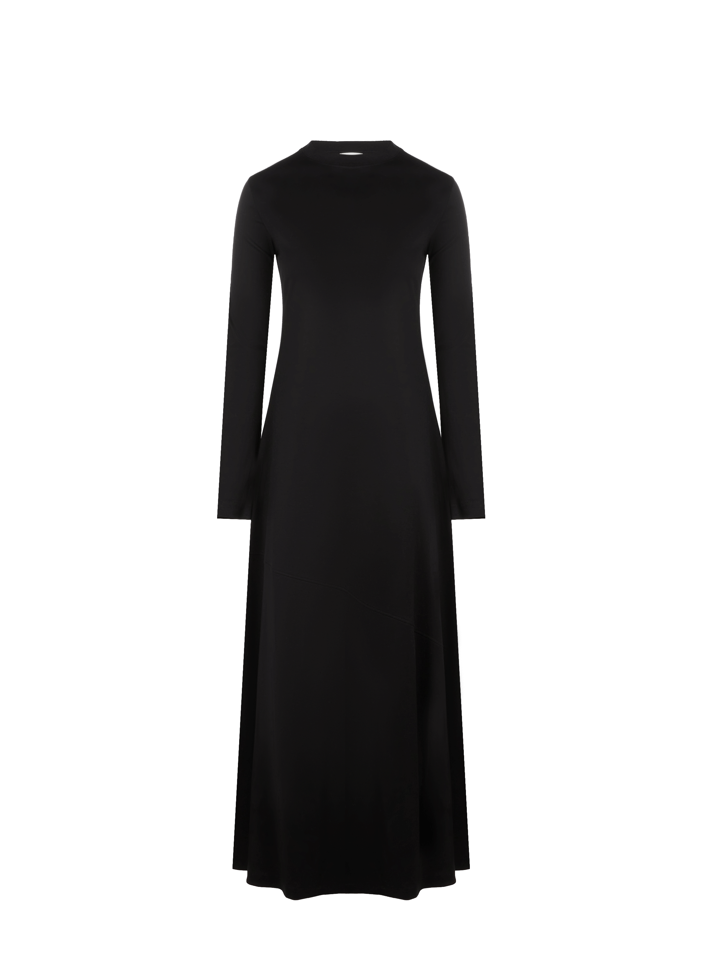 CAES Robe longue en coton Noir