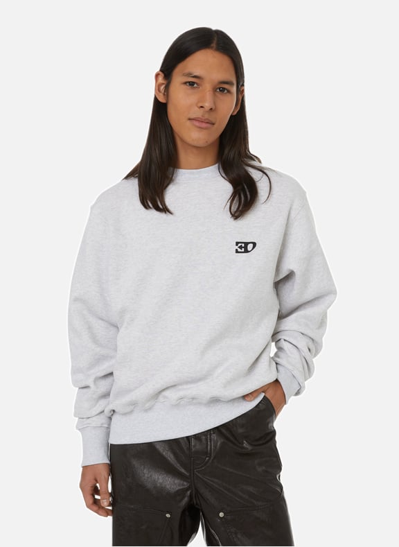 Sweatshirt en coton mélangé Gris by OUEST PARIS OUEST PARIS Sweatshirt en coton mélangé Gris
