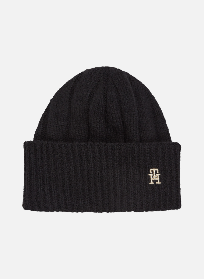 Ribbed beanie hat TOMMY HILFIGER