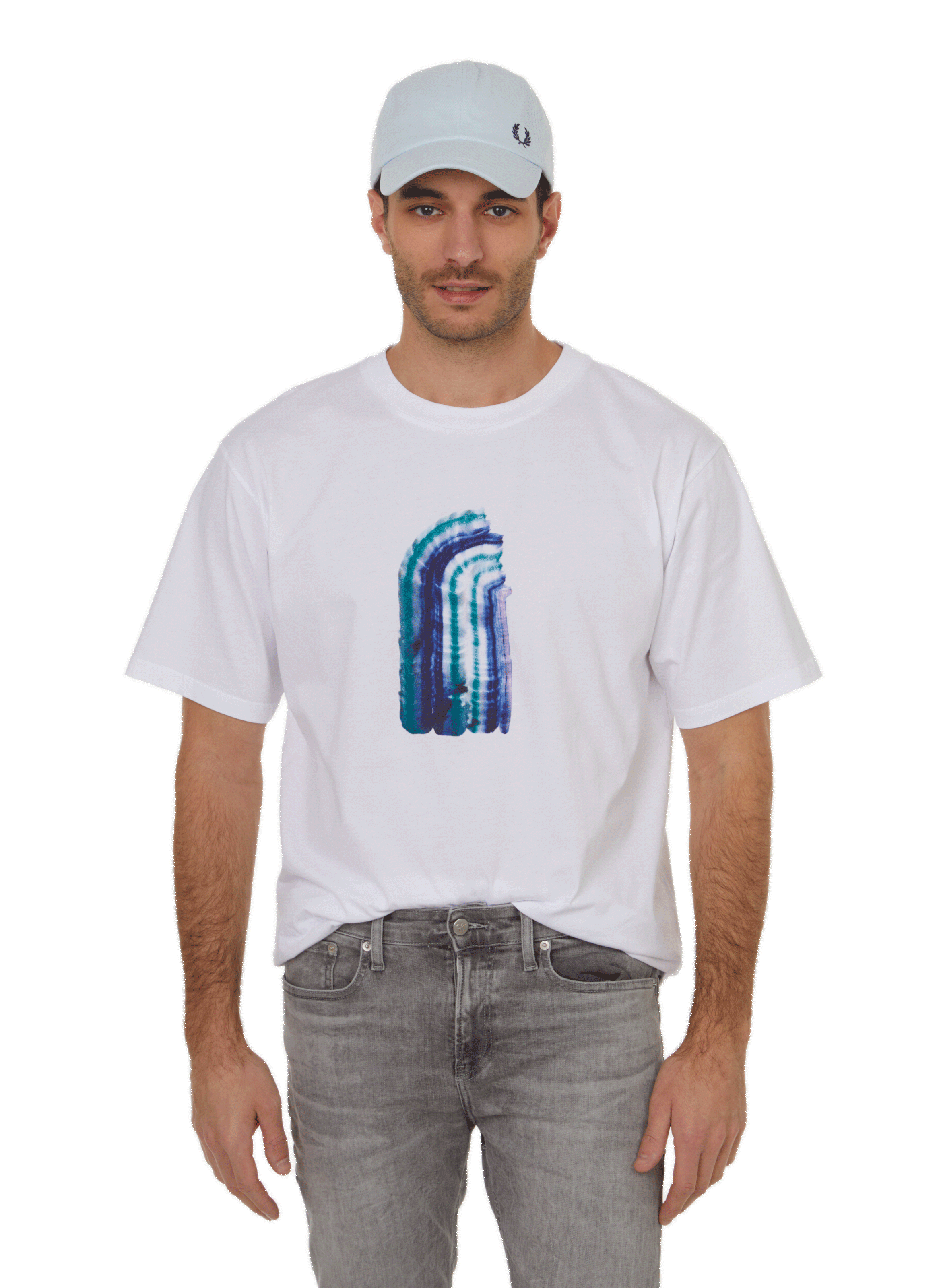 AGNÈS B T-shirt à motif Blanc