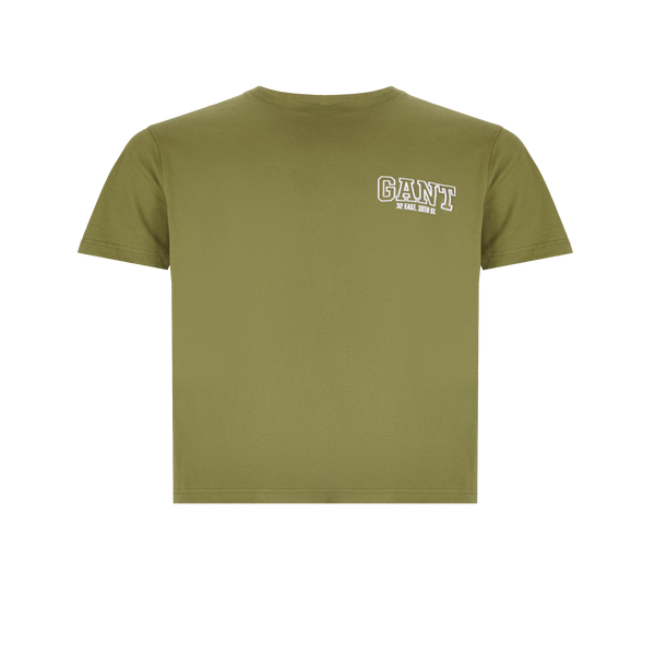 Gant Cotton T-shirt In Green