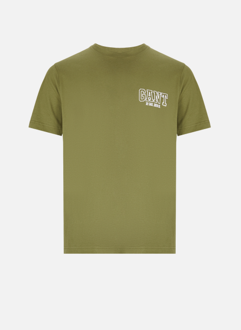 Grünes Baumwoll-T-ShirtGANT 