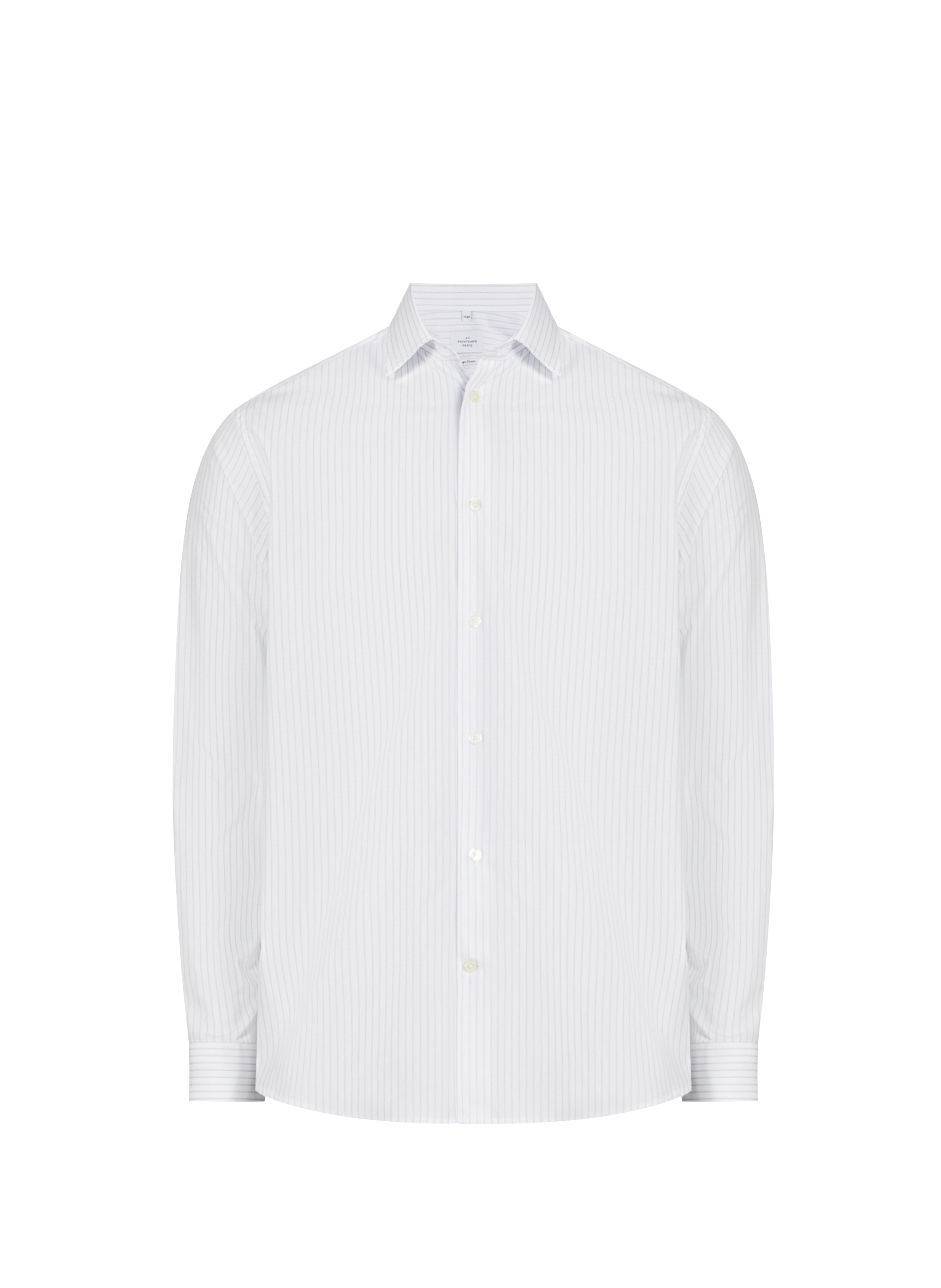 Chemise droite rayée Feus Bleu