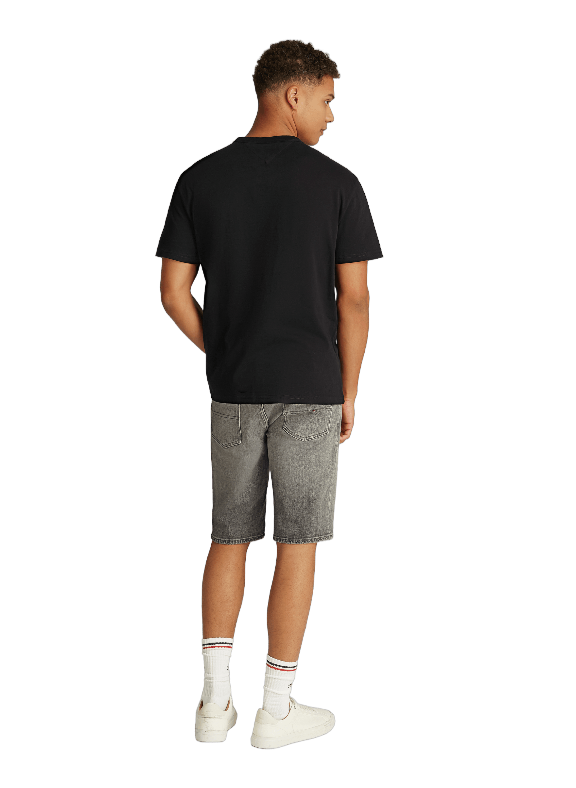 Cotton T-shirt TOMMY HILFIGER Black