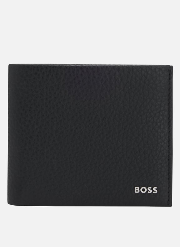Porte-carte en cuir Noir by BOSS BOSS Porte-carte en cuir Noir