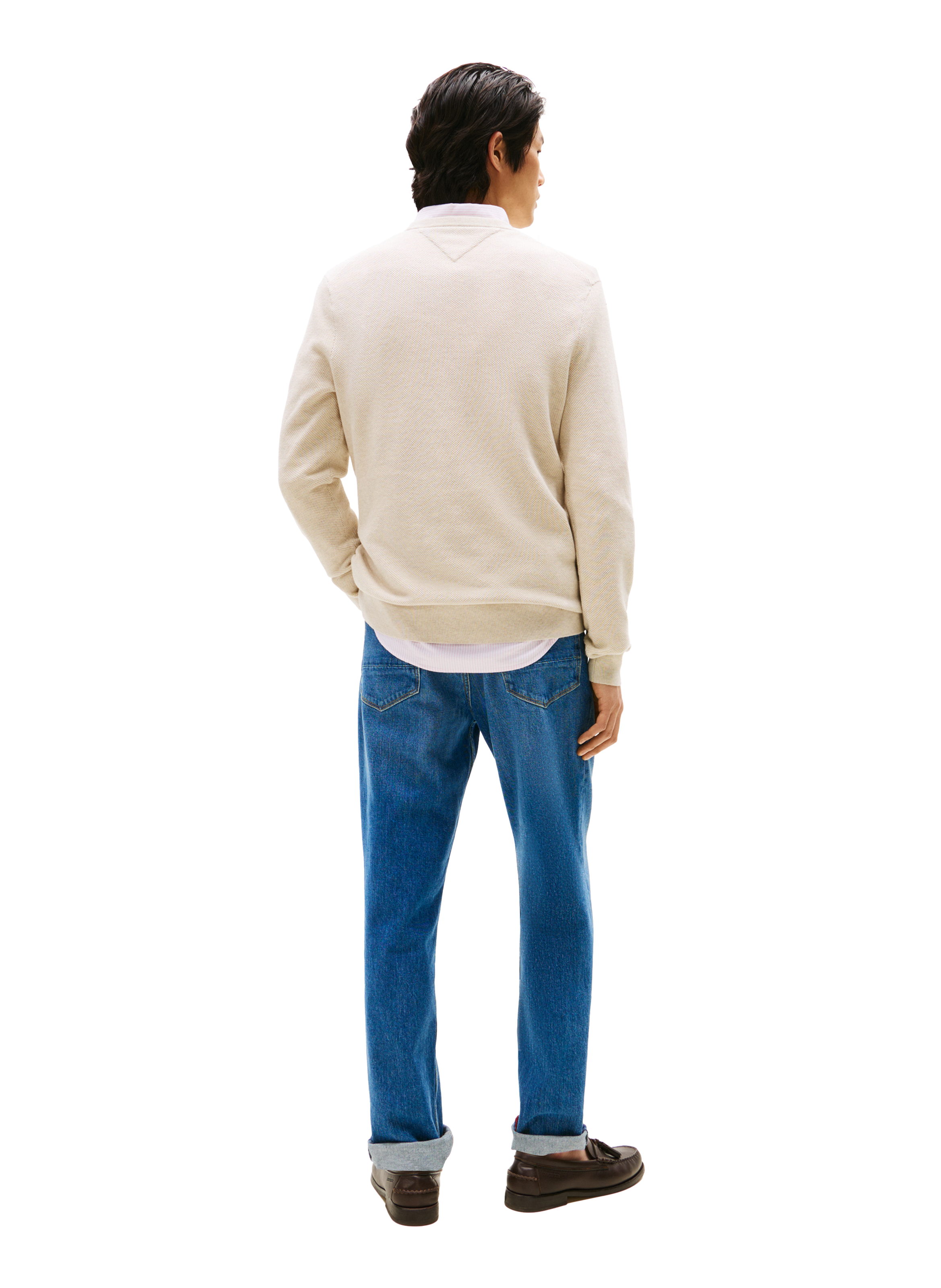 Cotton-blend jumper TOMMY HILFIGER Beige