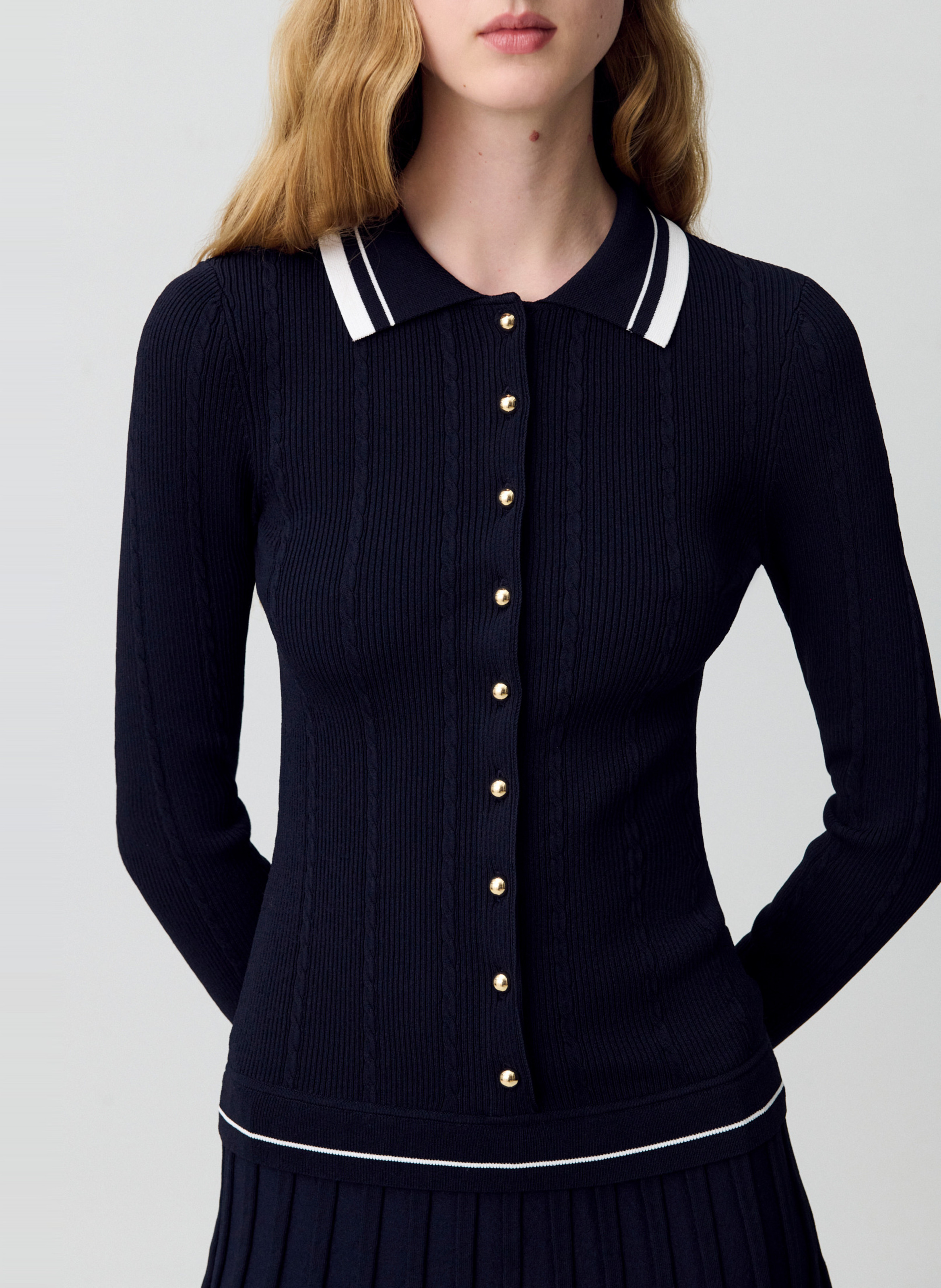 Robe courte col classique marte CLAUDIE PIERLOT Bleu