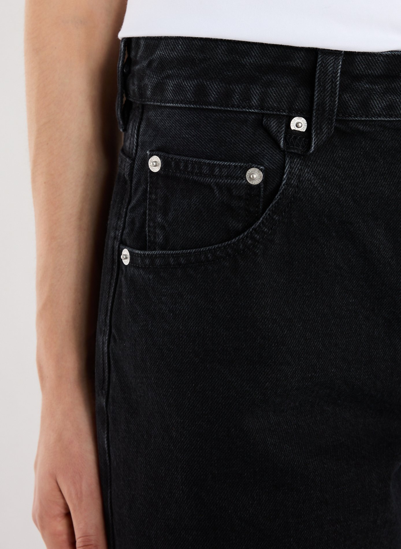 Large Denim Jeans JACQUEMUS Black