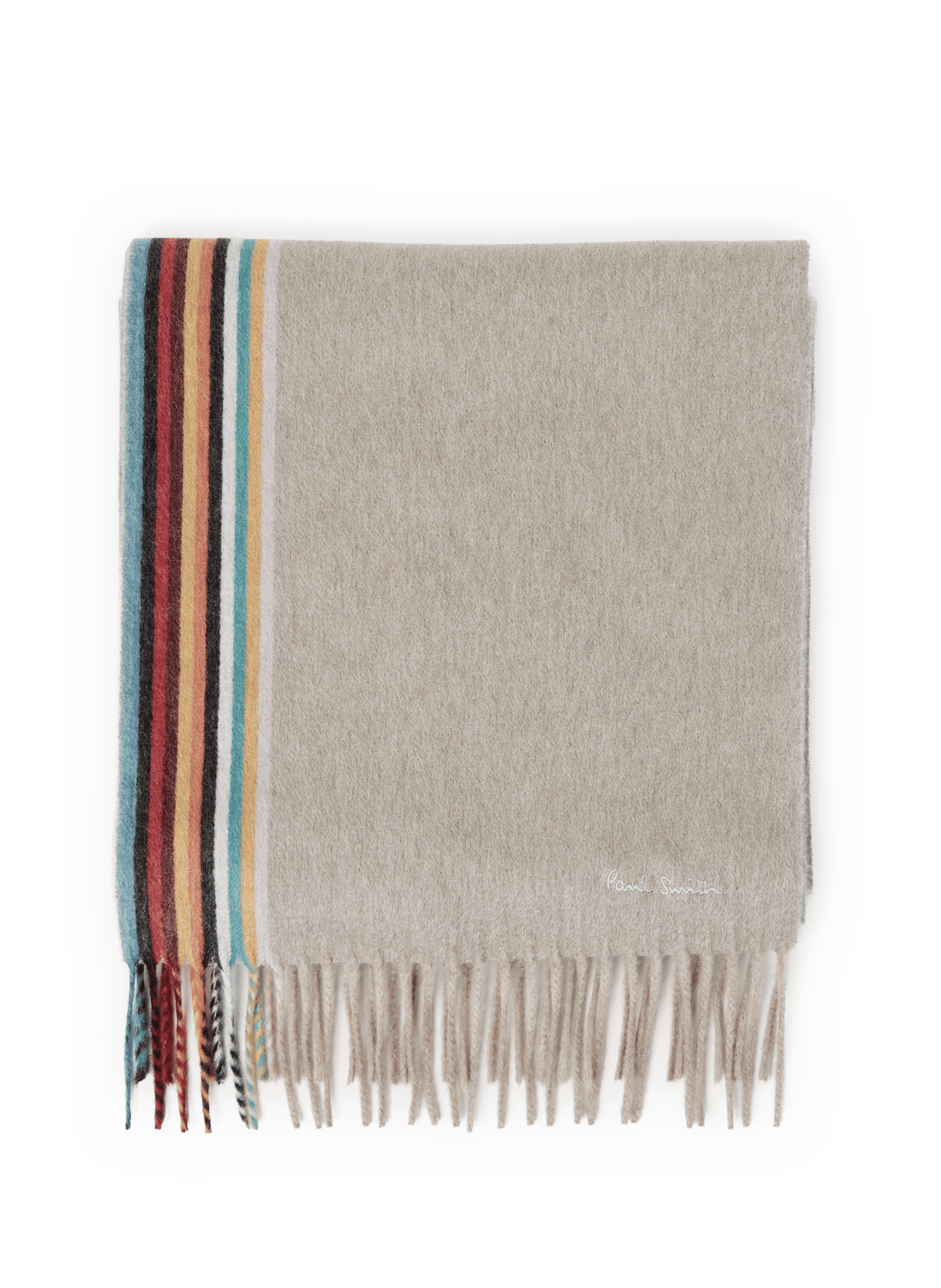 PAUL SMITH Echarpe en cachemire  Beige