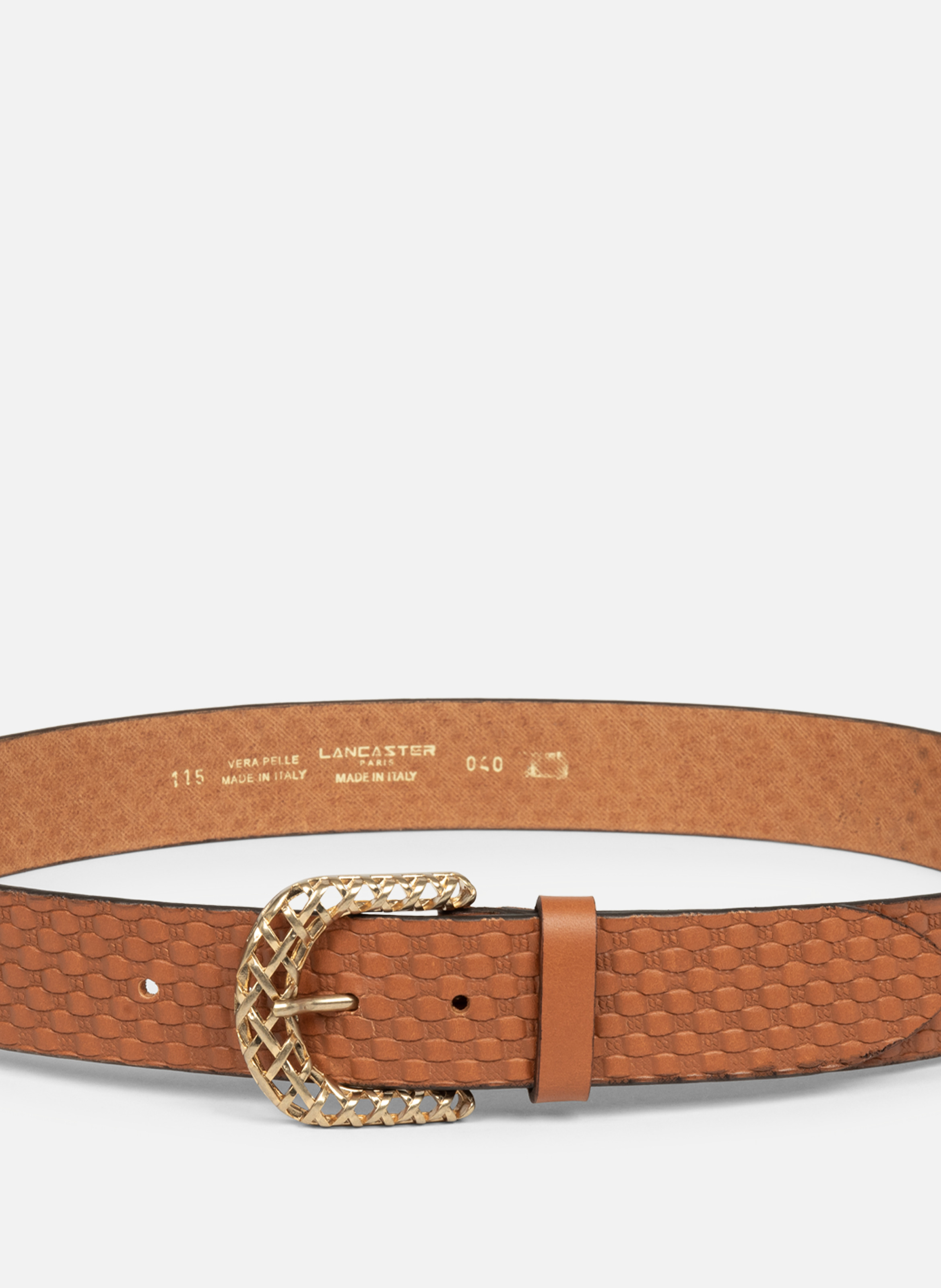 Ceinture - ceinture cuir végétal femme Marron by LANCASTER LANCASTER Ceinture - ceinture cuir végétal femme Marron