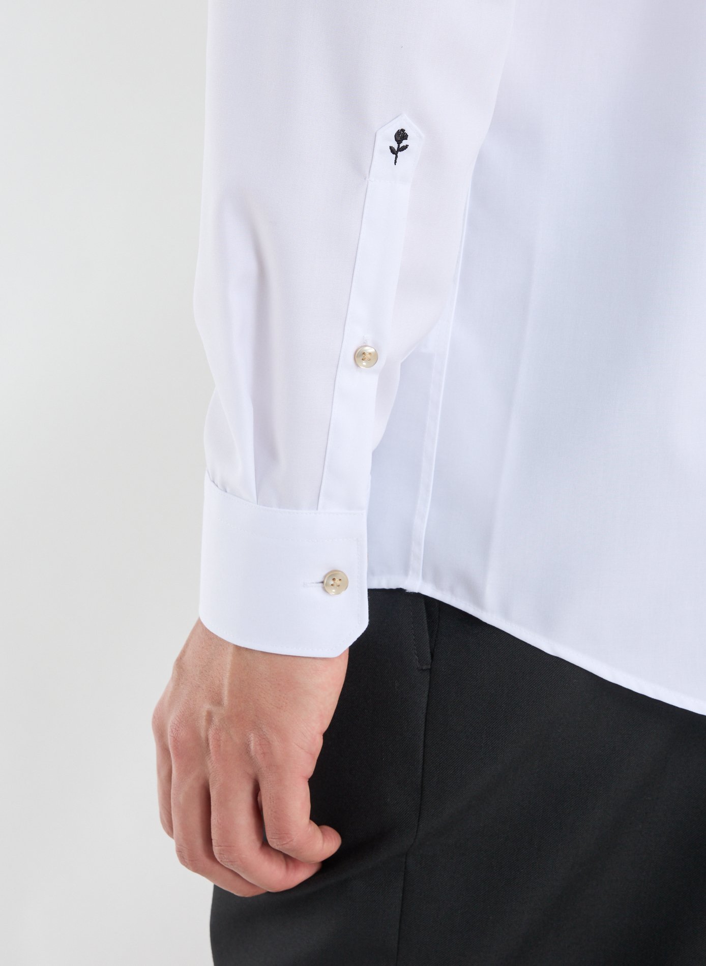 Chemise en coton SEIDENSTICKER Blanc
