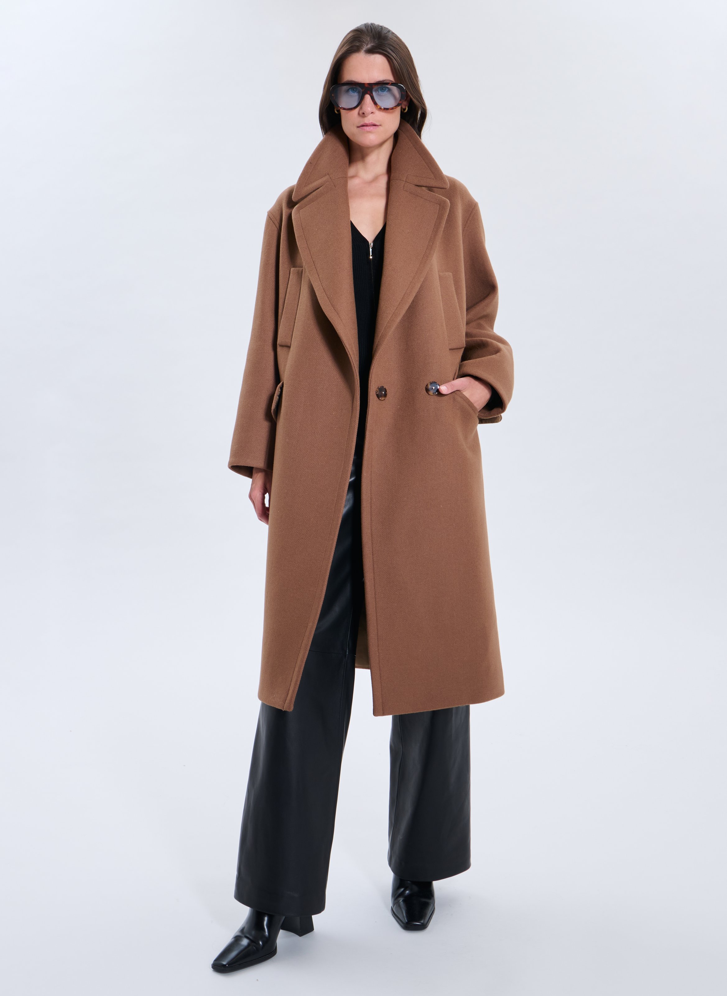 Manteau  mina ZAPA Marron