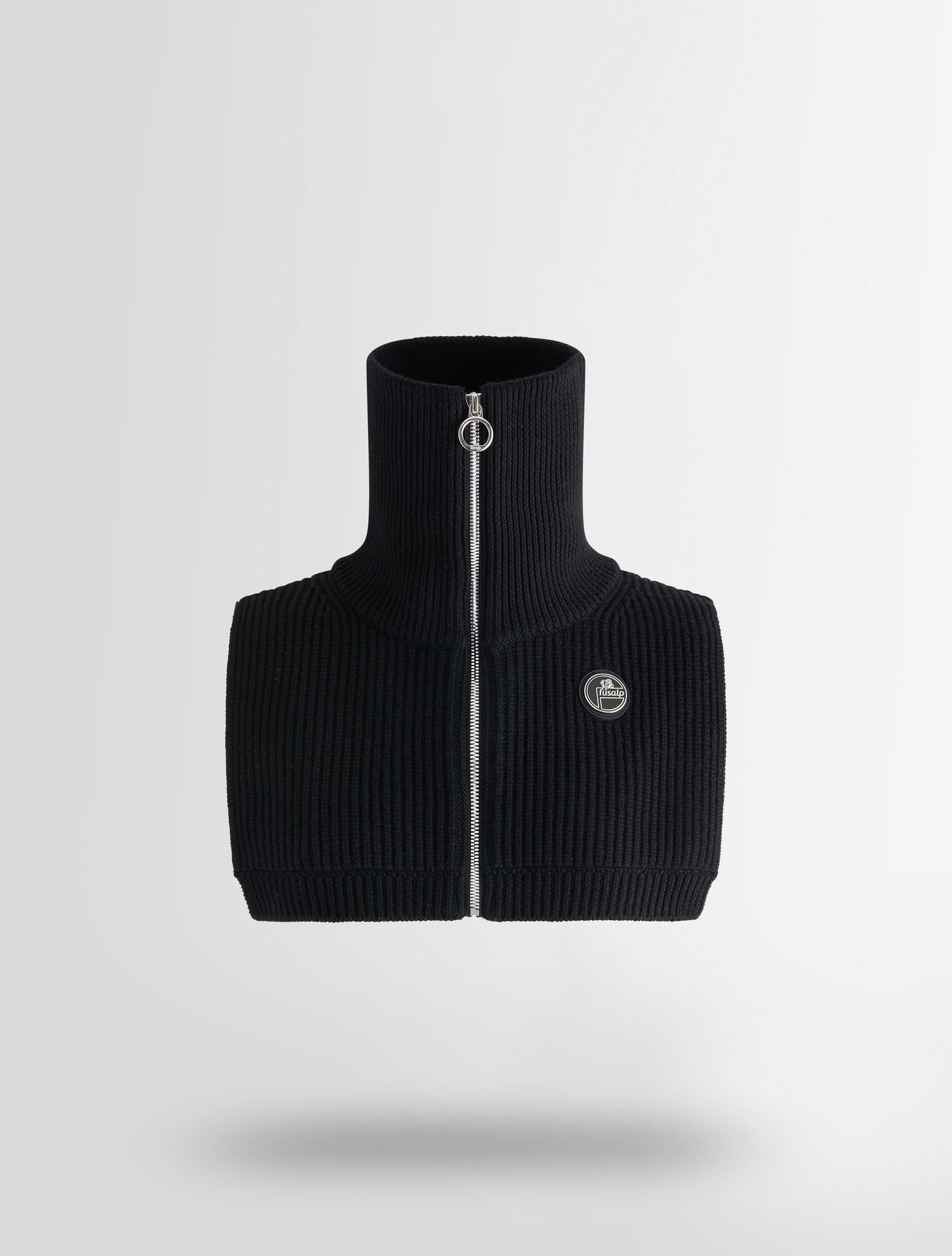 Tour de cou knit bib coupe regular FUSALP Noir