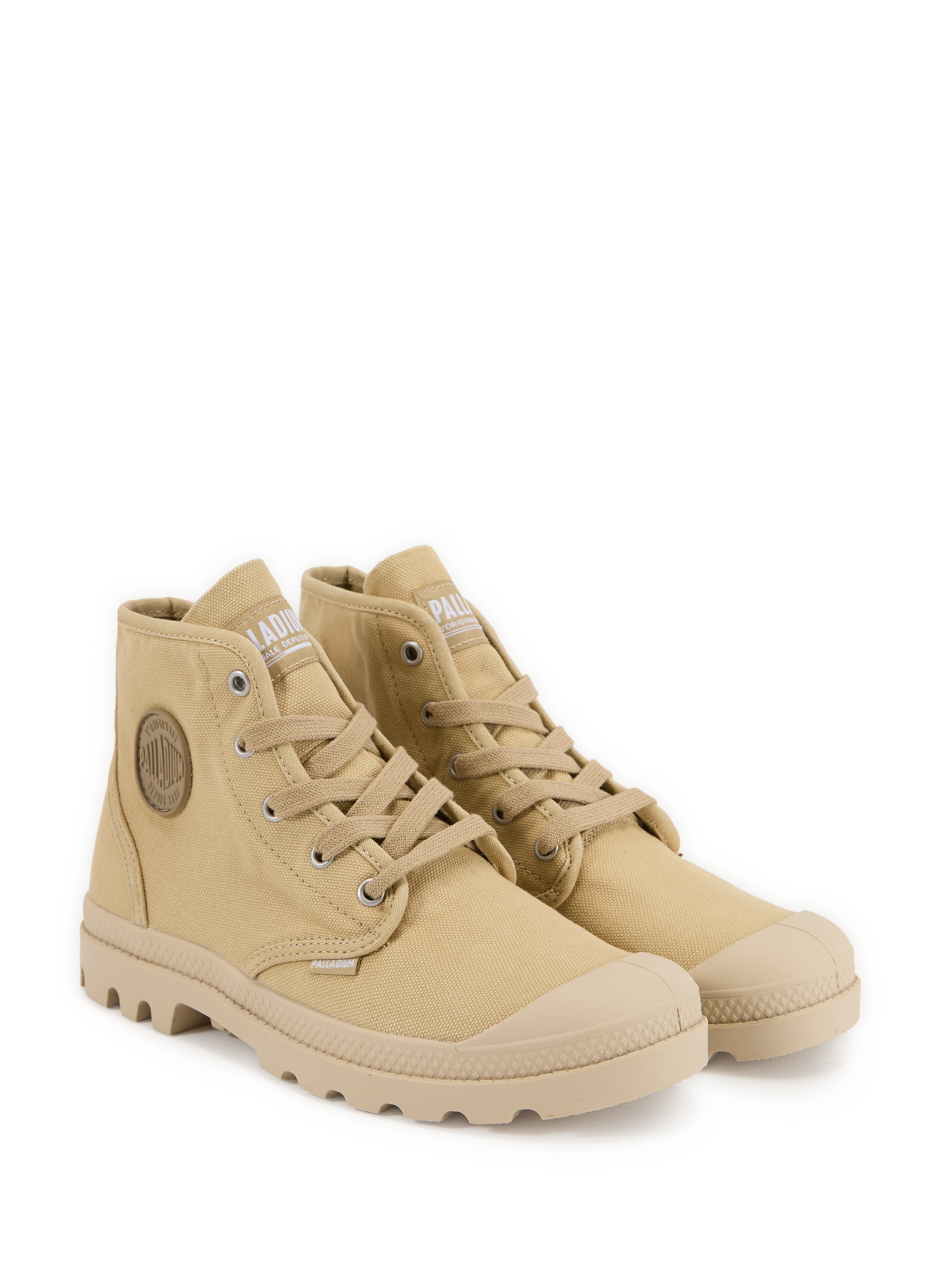 Plain cotton boots PALLADIUM Beige