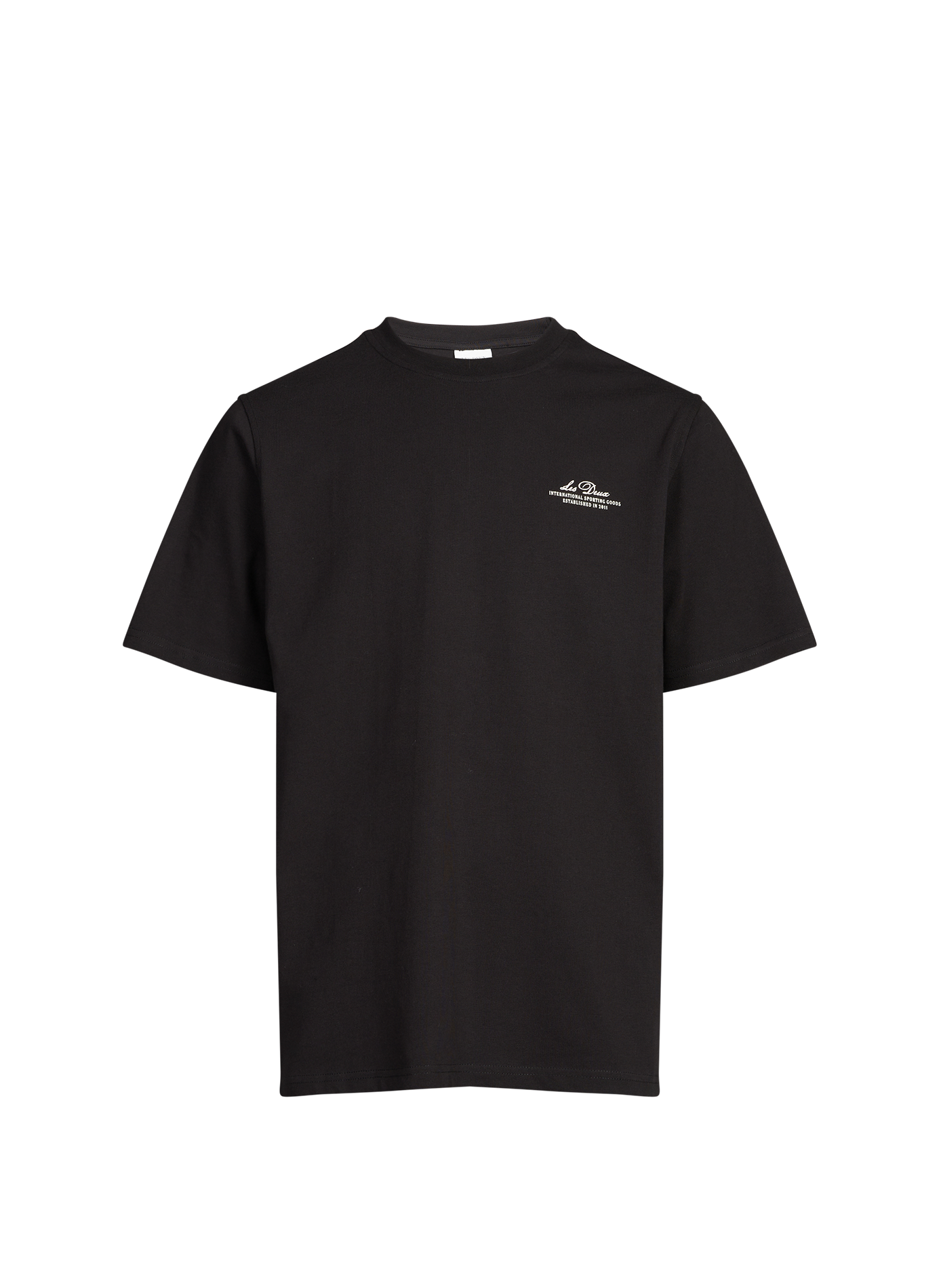 Biker-style cotton t-shirt LES DEUX Black