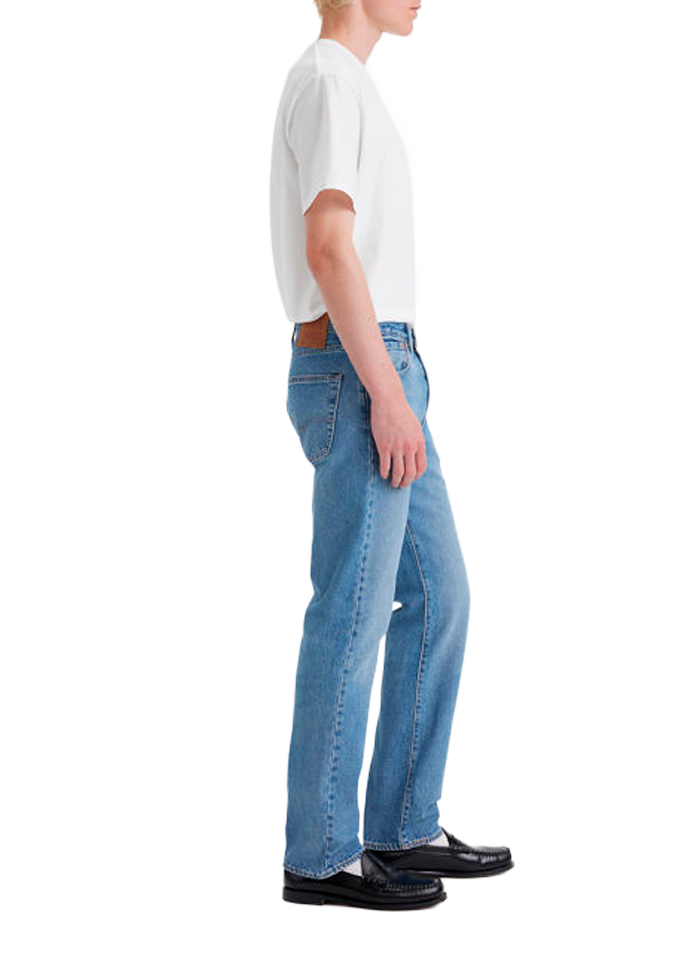 501 straight leg jeans in cotton LEVI'S Blue