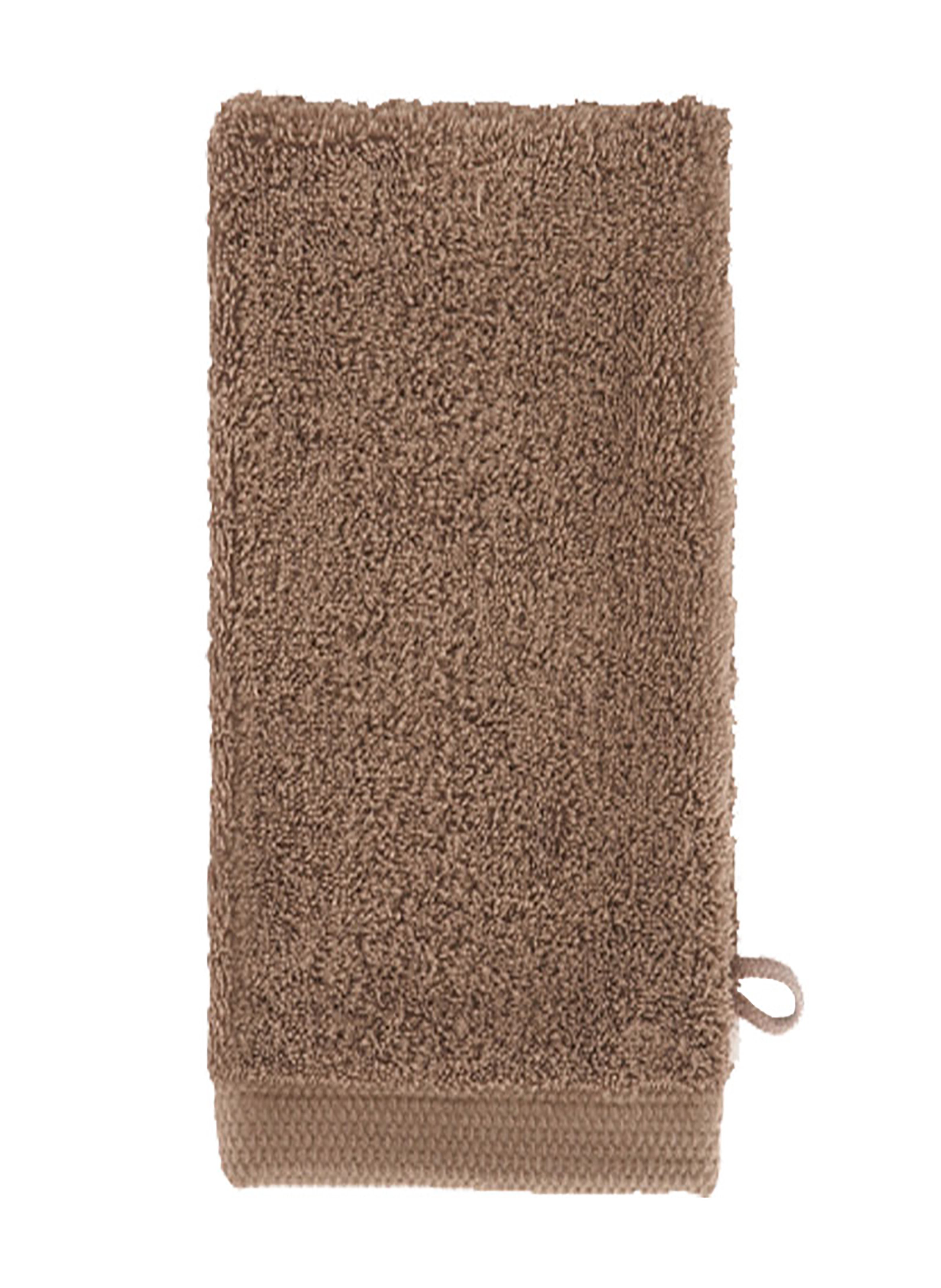 Gant de toilette uni en coton biologique, essentiel ALEXANDRE TURPAULT Gris