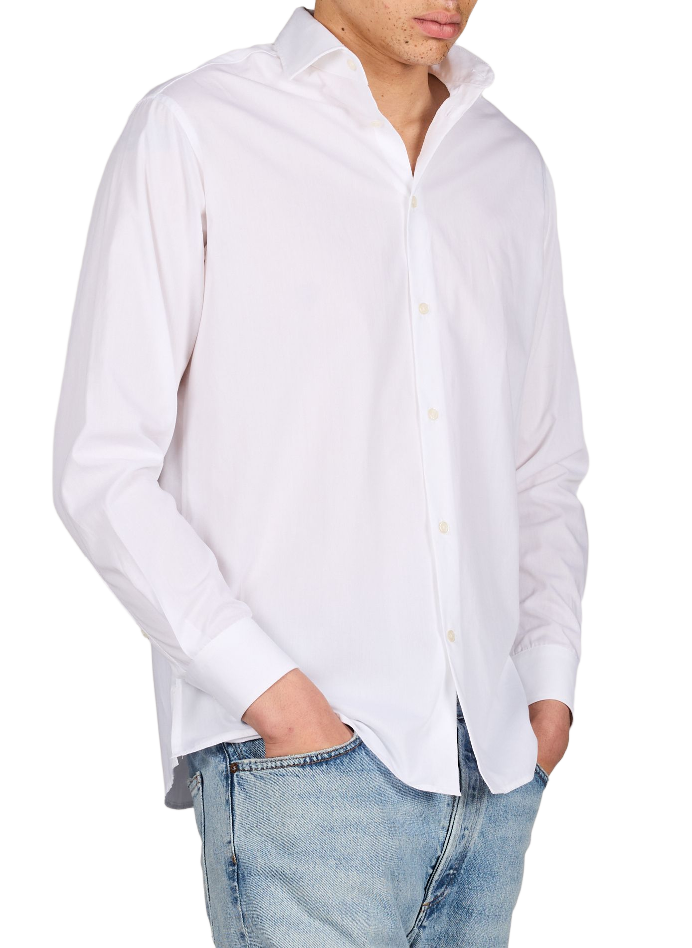 Straight shirt Loti in cotton AU PRINTEMPS PARIS White