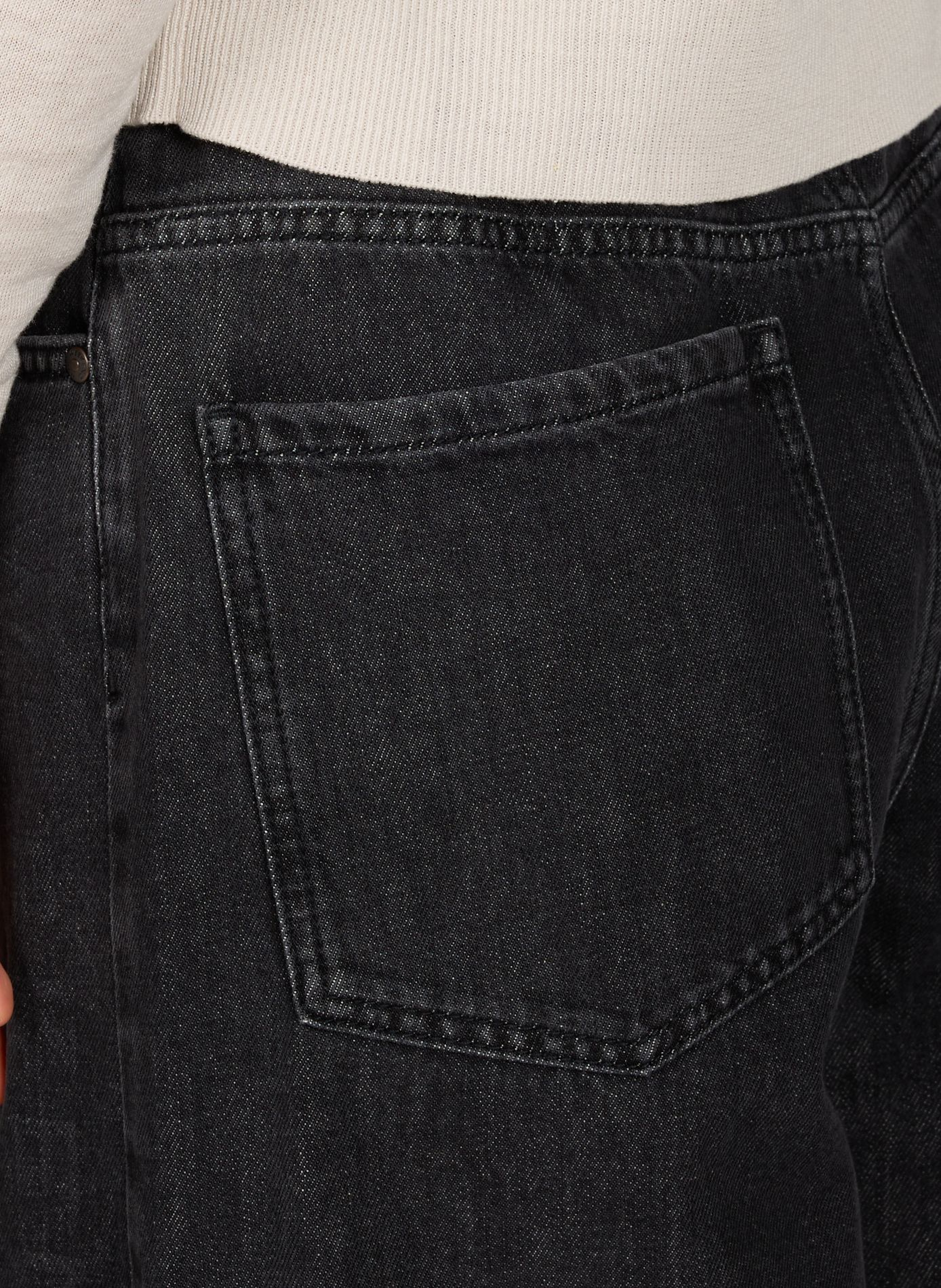 High-waisted wide-leg jeans MAX MARA WEEK END Black