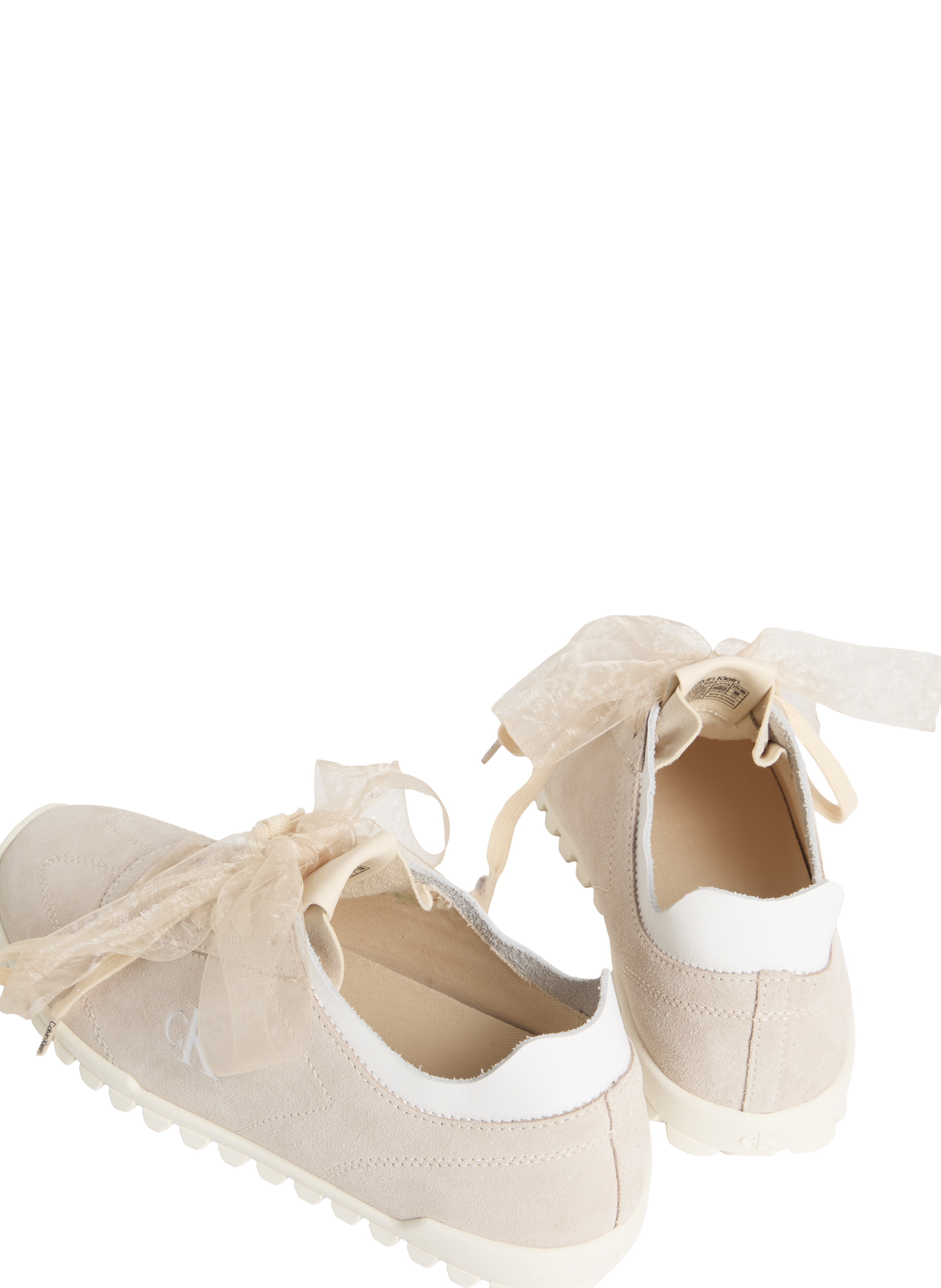 Low-top suede running sneakers Murica CALVIN KLEIN Beige