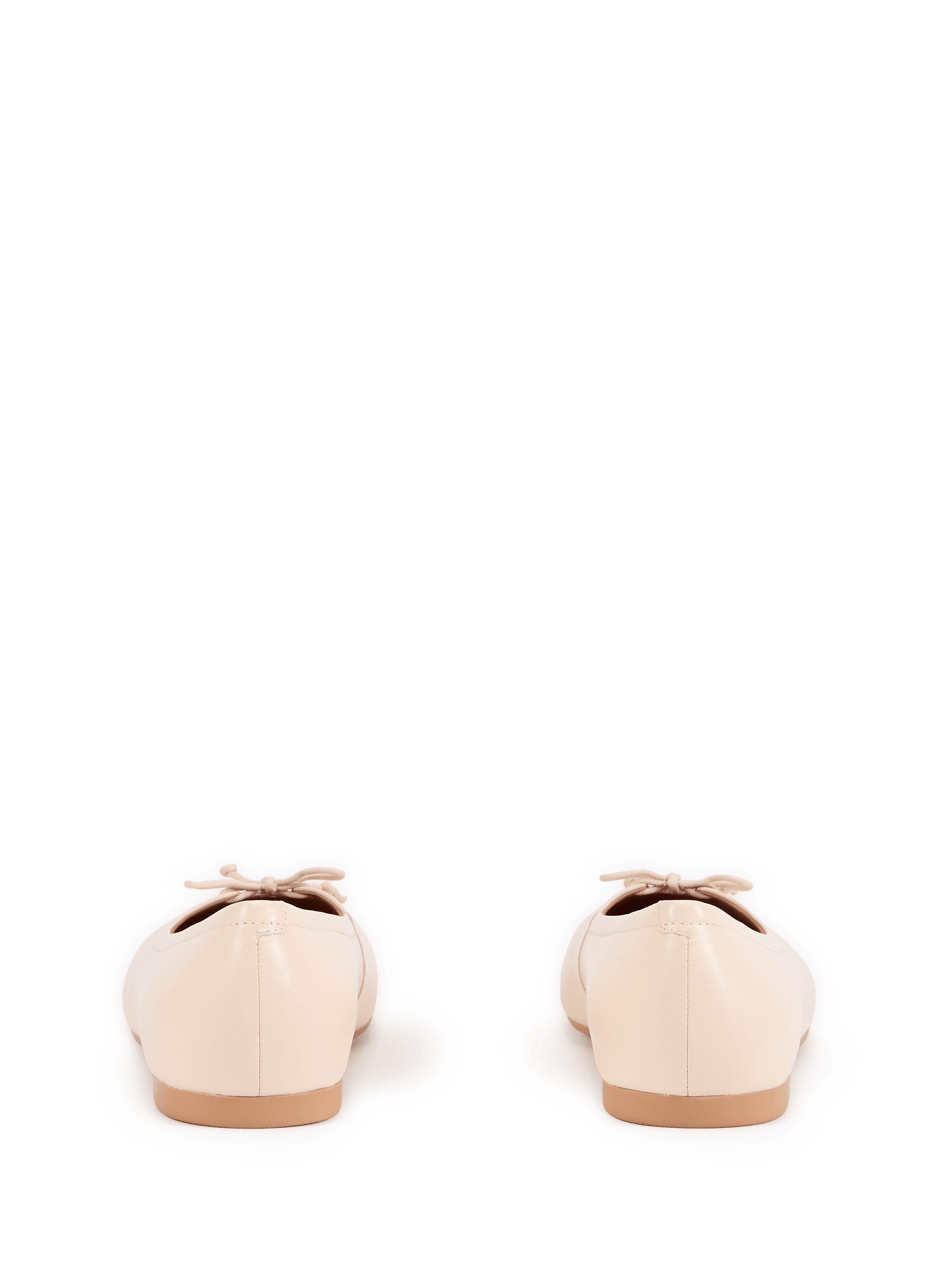 Ballerines New Palmaria en cuir GEOX Beige