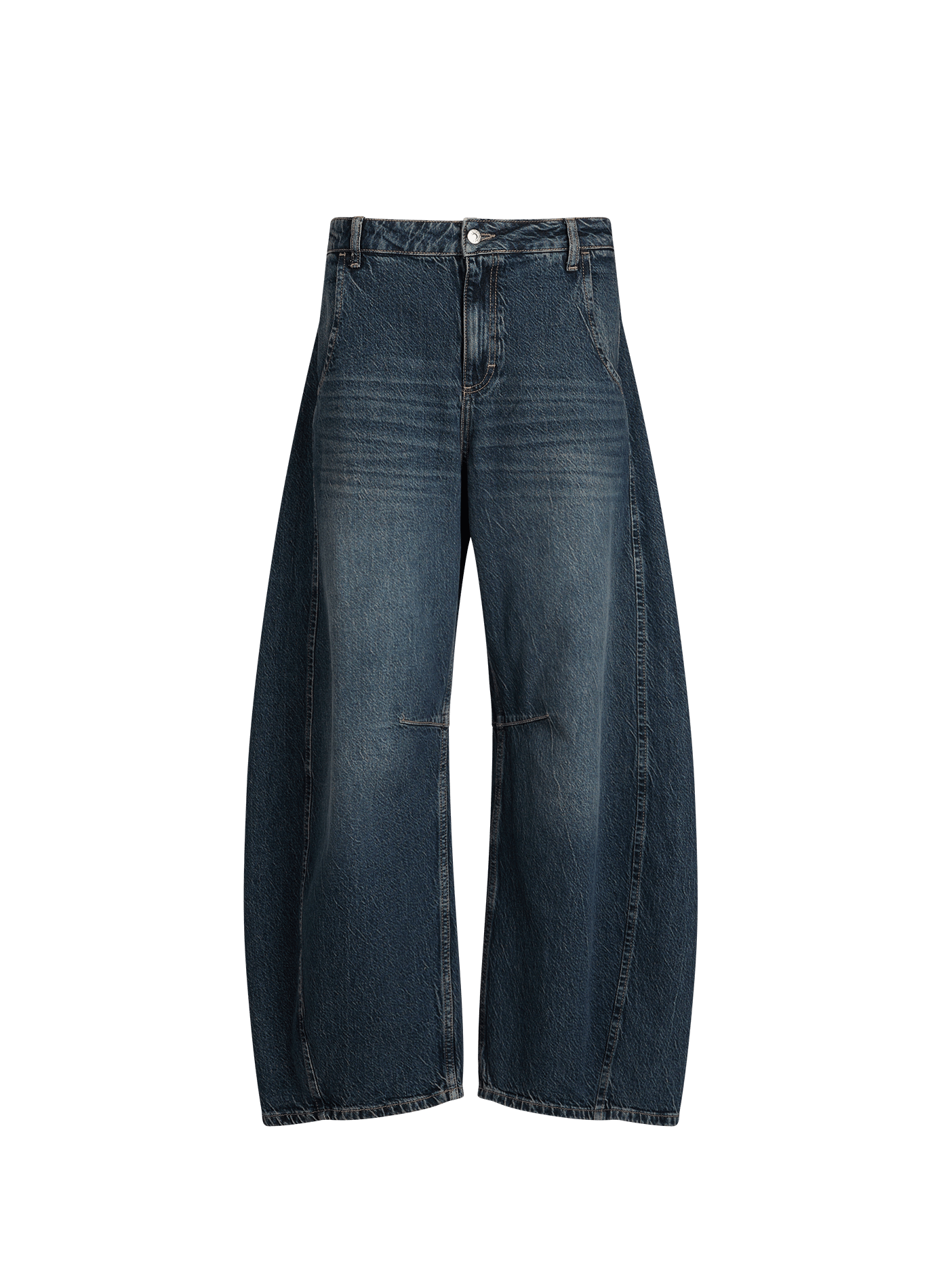 Jean boule en coton TOPSHOP Bleu