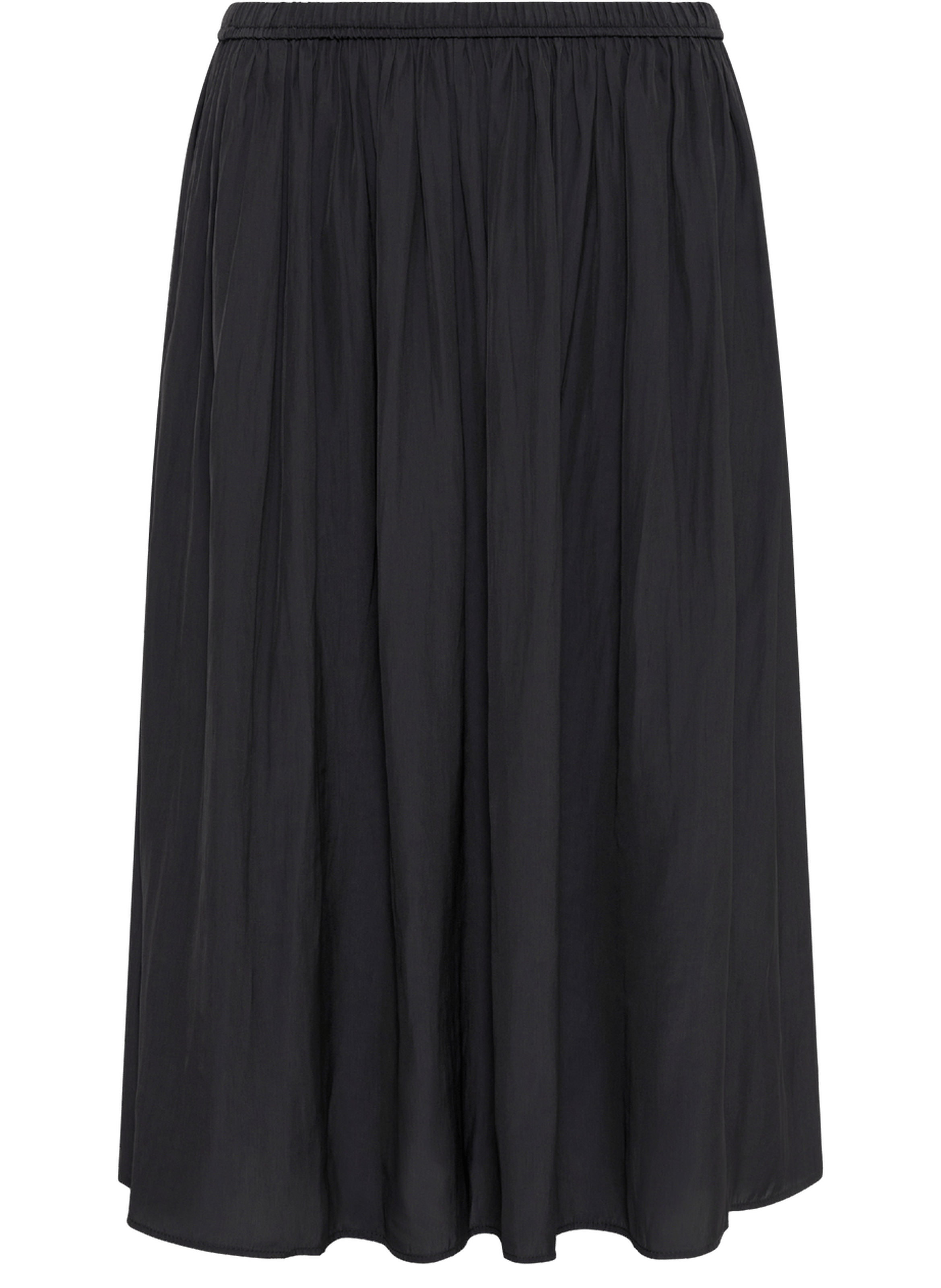 Jupe satinée plissée - juliah GERARD DAREL Noir