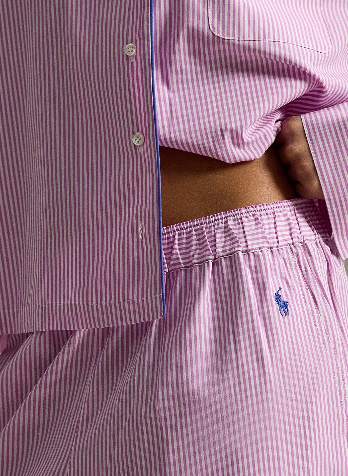 Cotton check pyjama set POLO RALPH LAUREN Pink