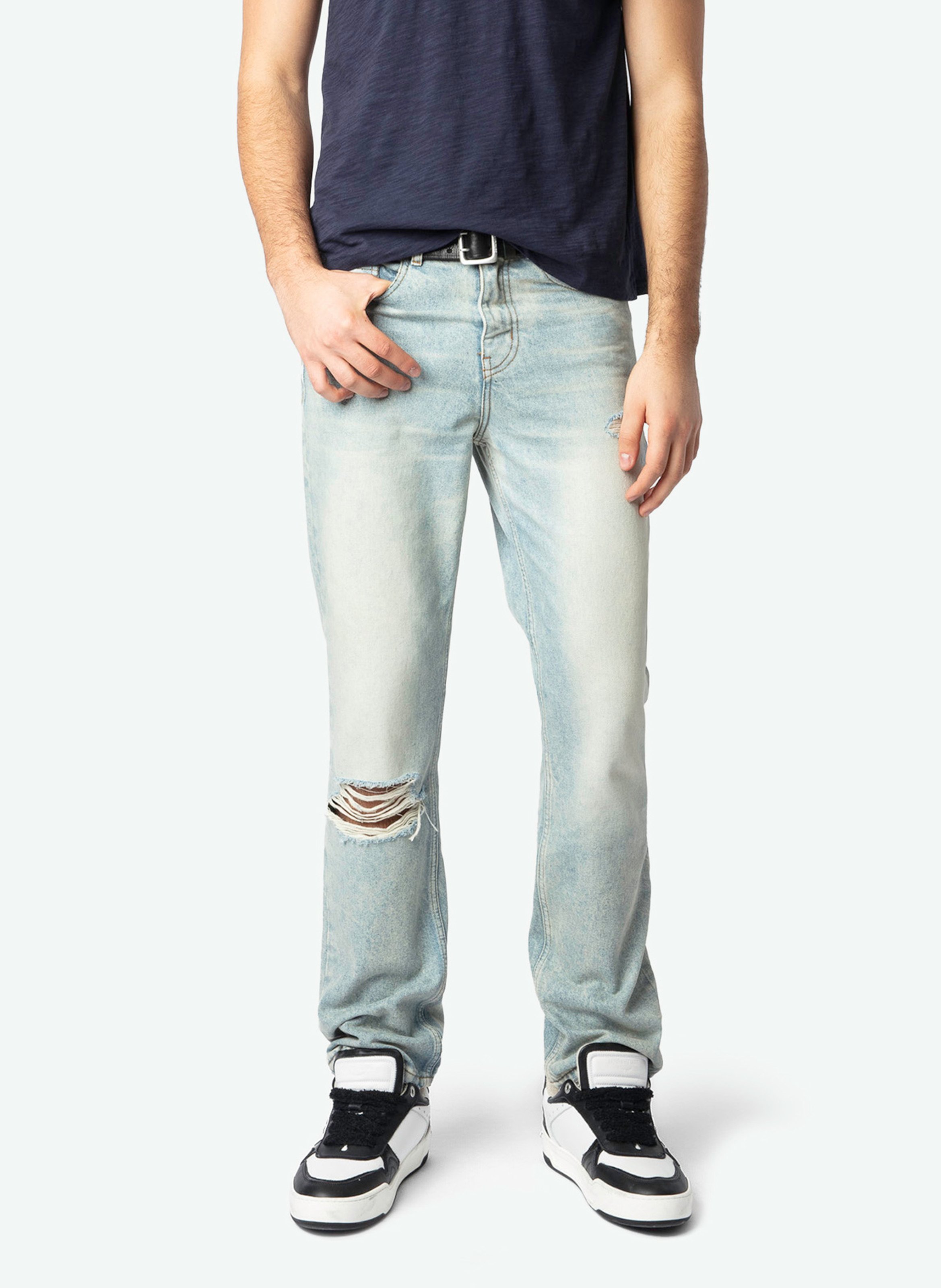 Jean droit en coton mélangé john ZADIG&VOLTAIRE Blauw