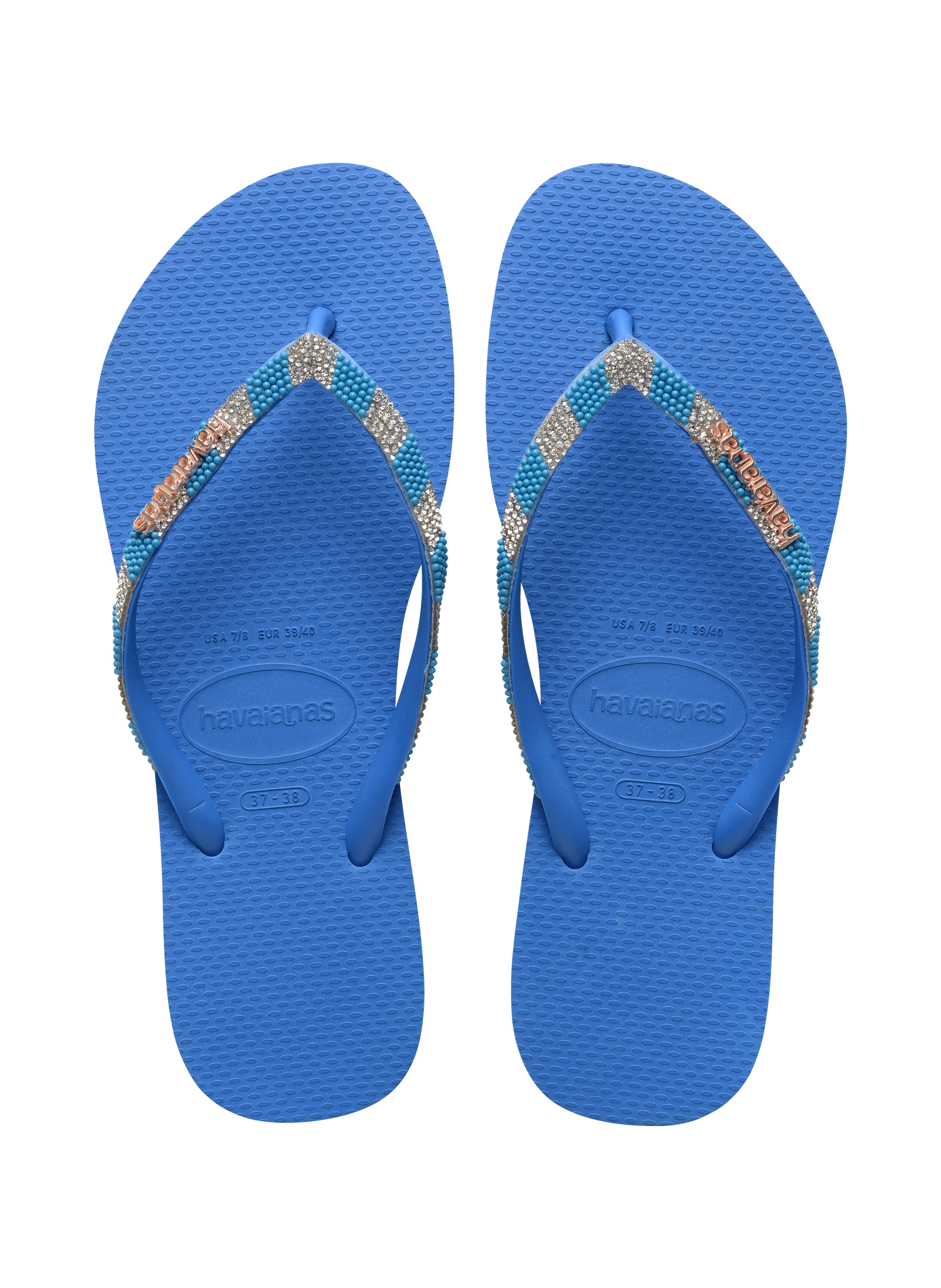 Tongs Slim Glow HAVAIANAS Bleu