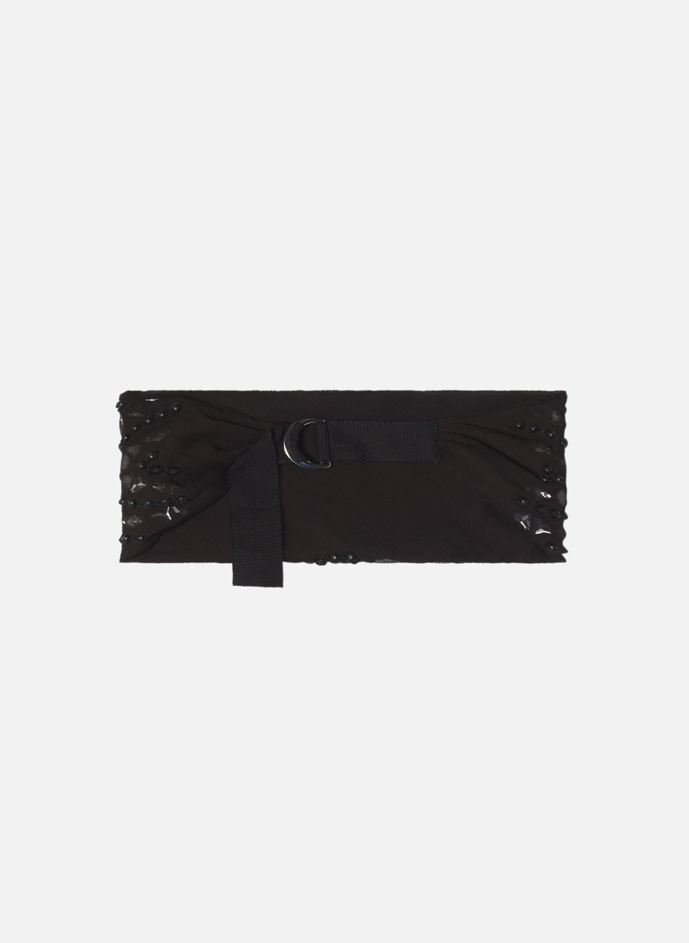 Bandeau avec broderies LANVIN Noir