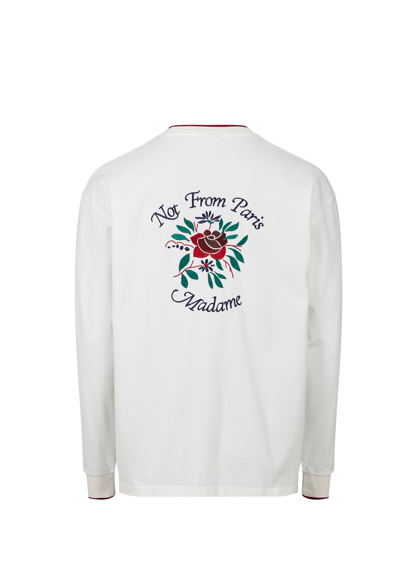 T-shirt manches longues en coton DROLE DE MONSIEUR Blanc