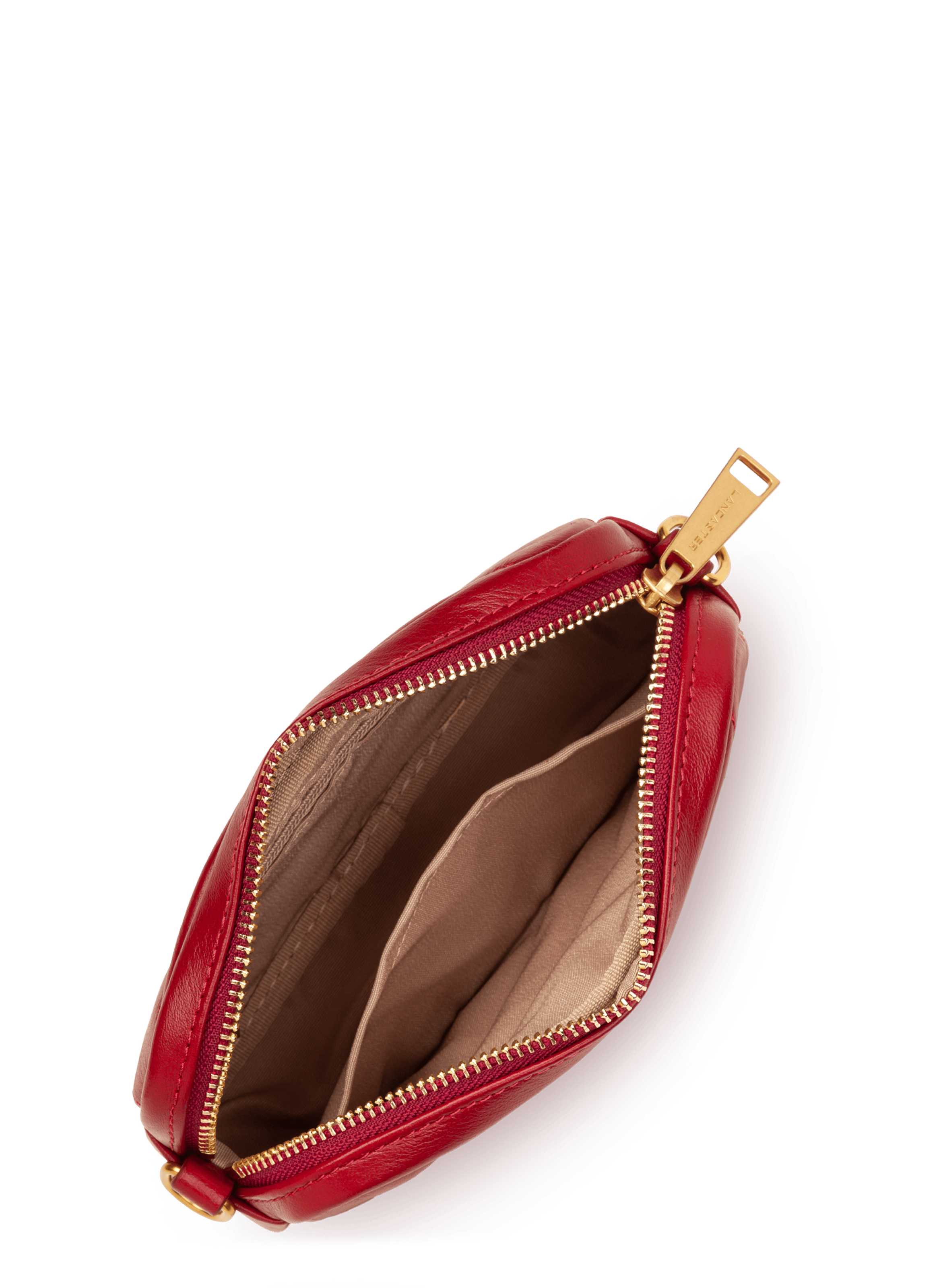 Mini pochette smartphone - soft matelassé LANCASTER Rouge