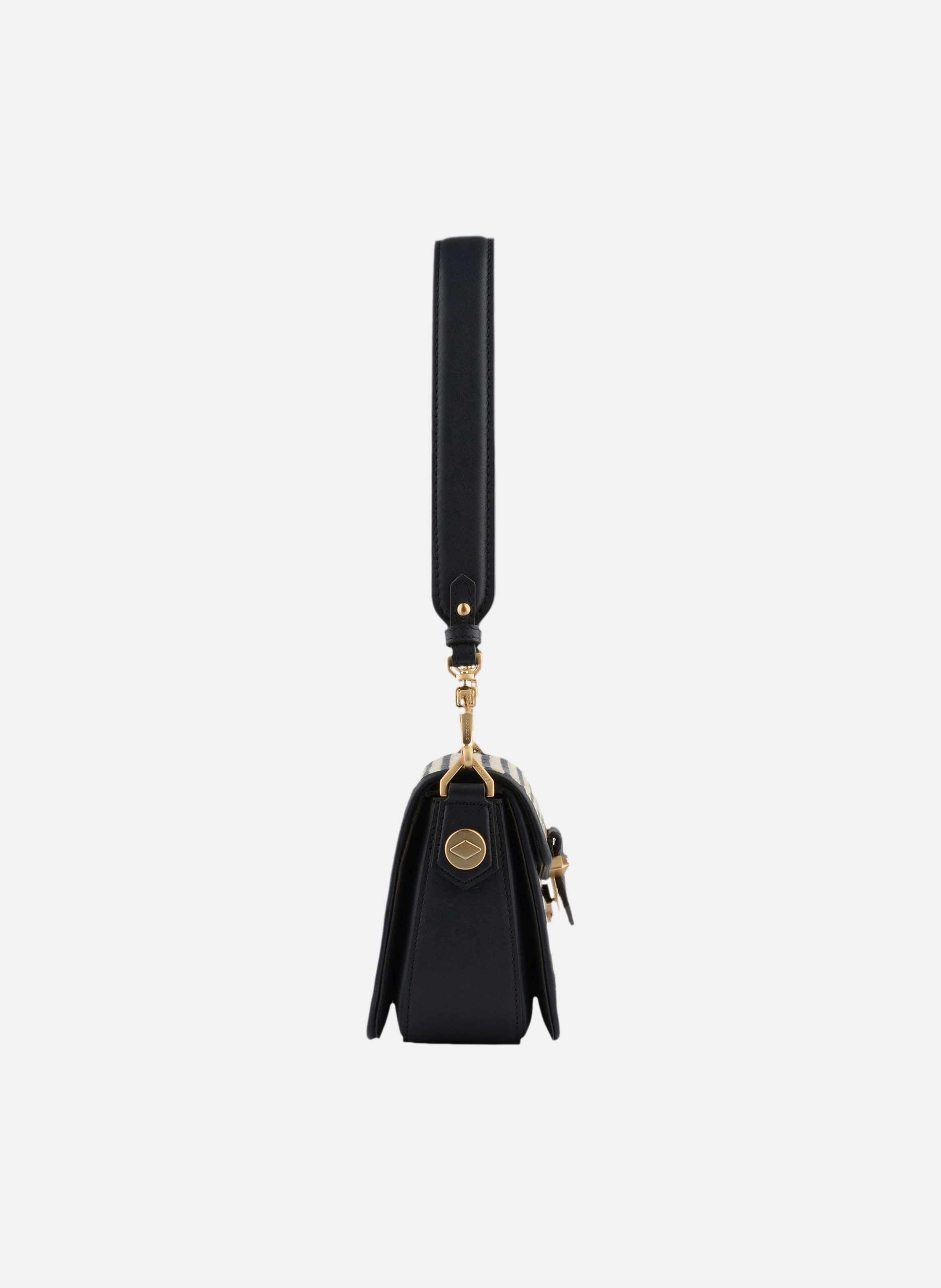 Sèvres tressé | sac porté épaule POURCHET Bleu