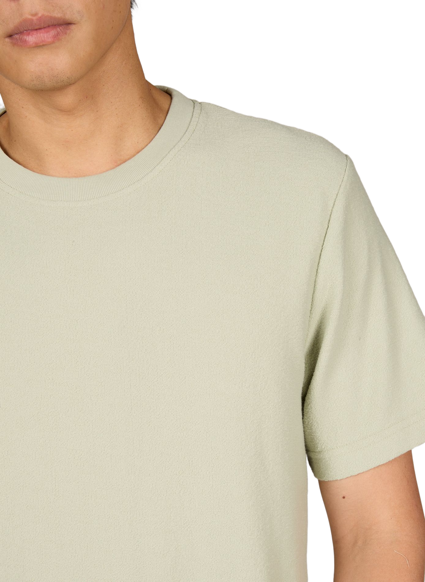 Textured T-shirt SAMSOE SAMSOE Green
