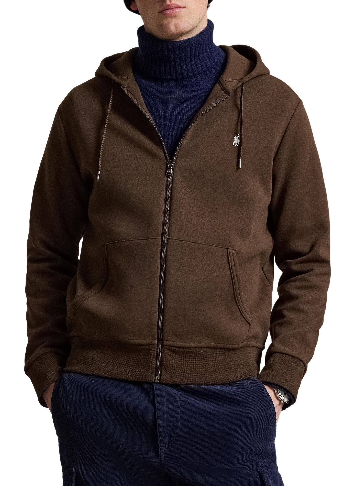 Hoodie avec fermeture à glissière POLO RALPH LAUREN Beige