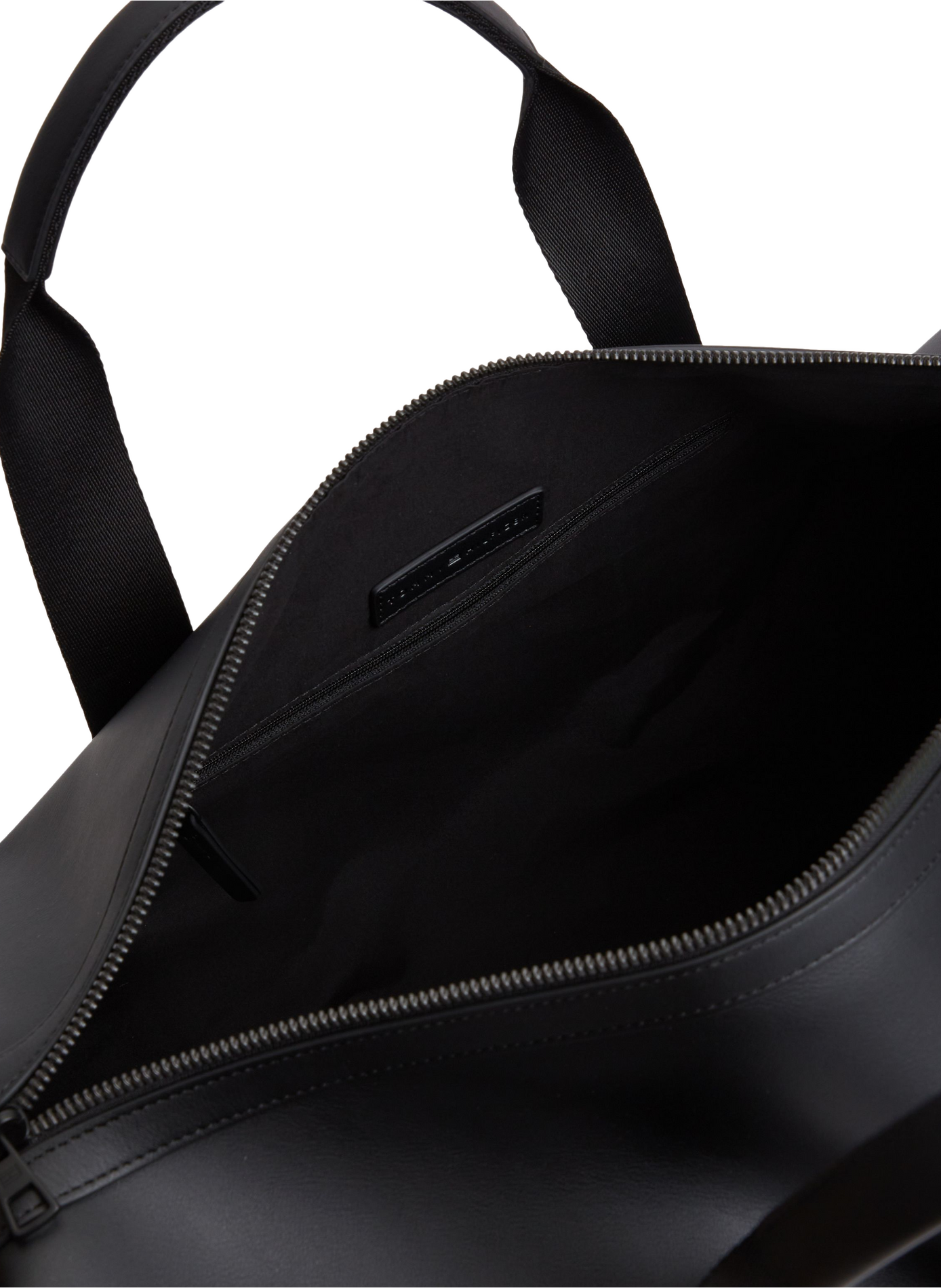 Smooth Zippered Duffle Bag TOMMY HILFIGER Black