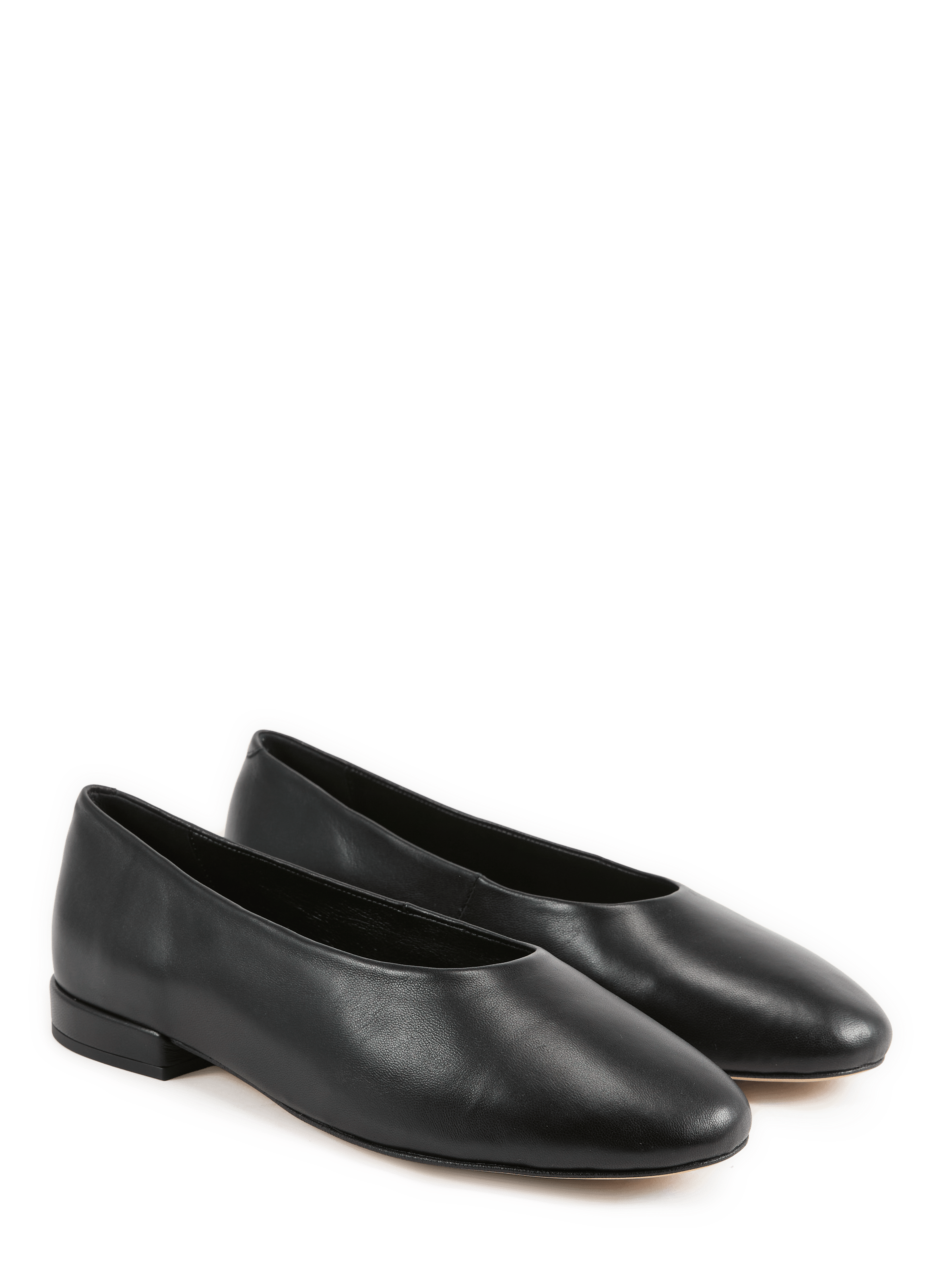 Leather ballet flats MAISON TOUFET Black