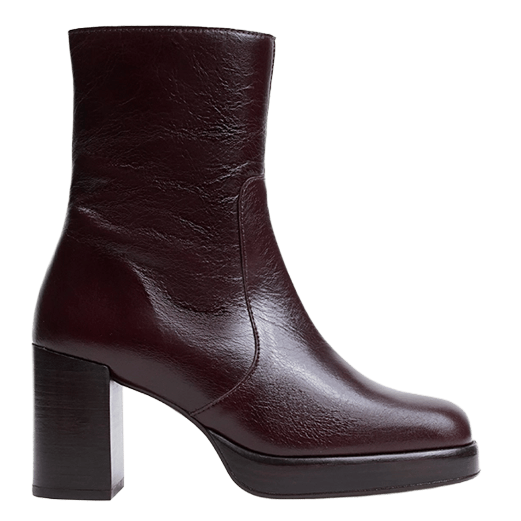 Bottines en cuir boom JONAK Marron