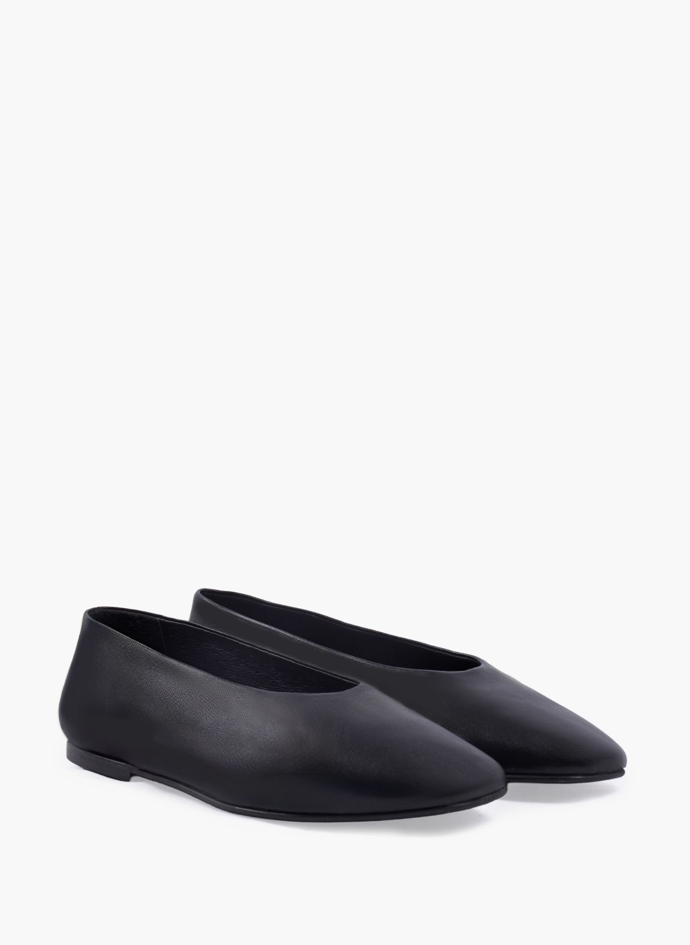 Ballerines souples paola cuir JULES & JENN Noir