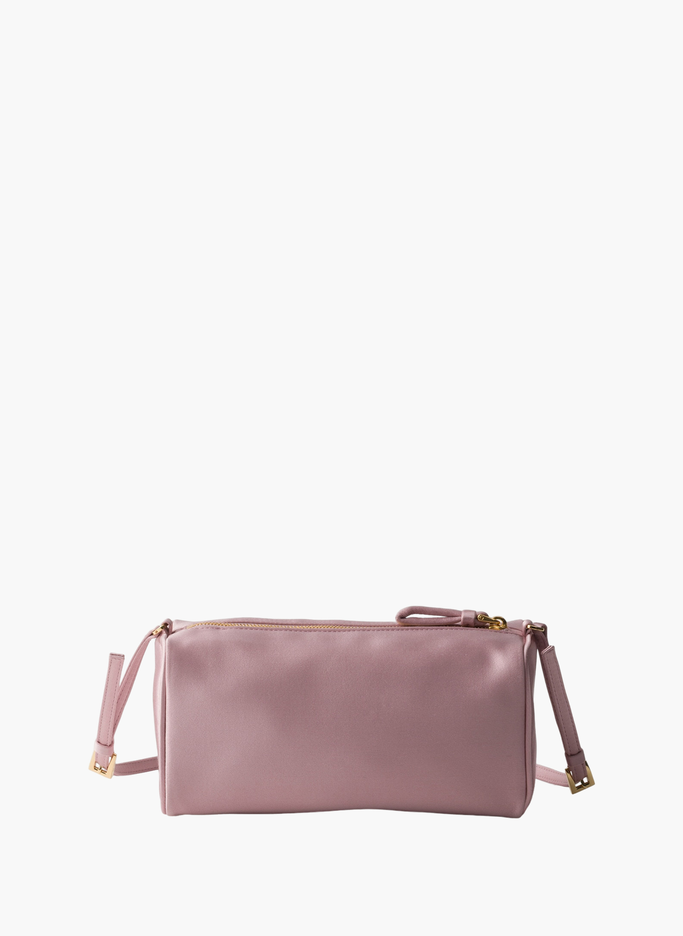 Mini sac en satin PRADA Rose